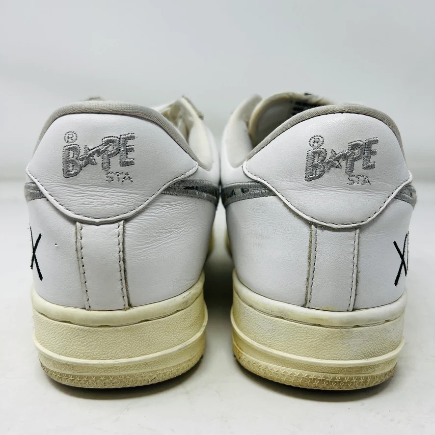 A Bathing Ape Bape Sta Low KAWS White Yellow Grey - Image 5