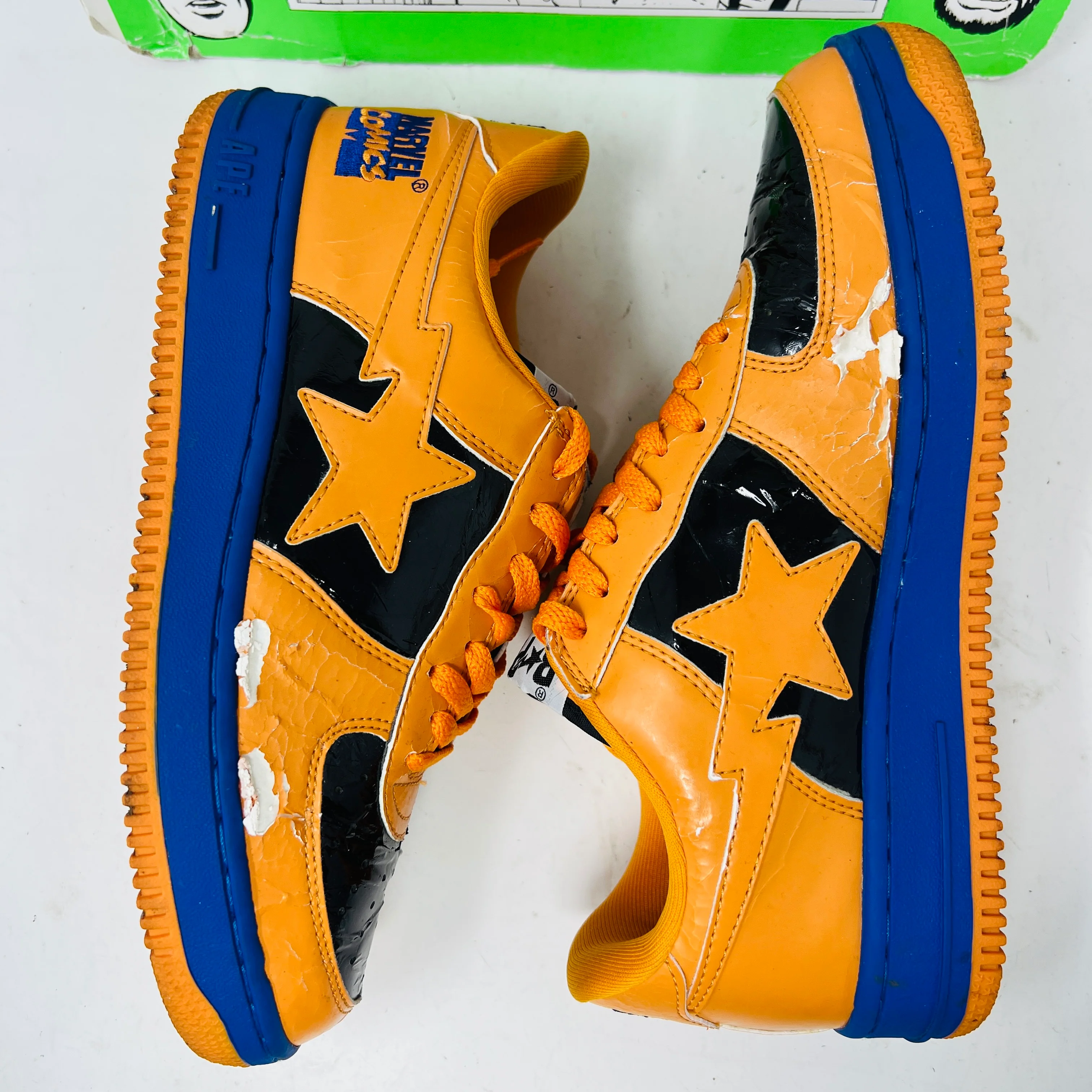 A Bathing Ape Bape Sta Low Marvel Comics Human Torch - Image 3