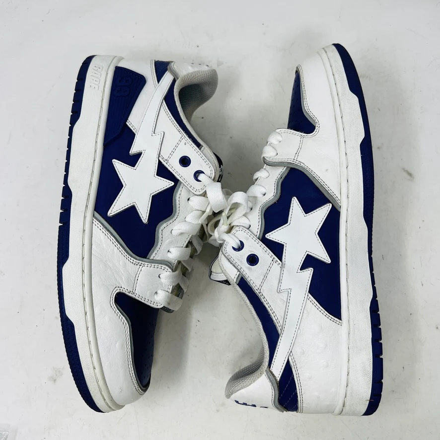A Bathing Ape Sk8 Sta #1 Ostrich Pack White Purple - Image 3