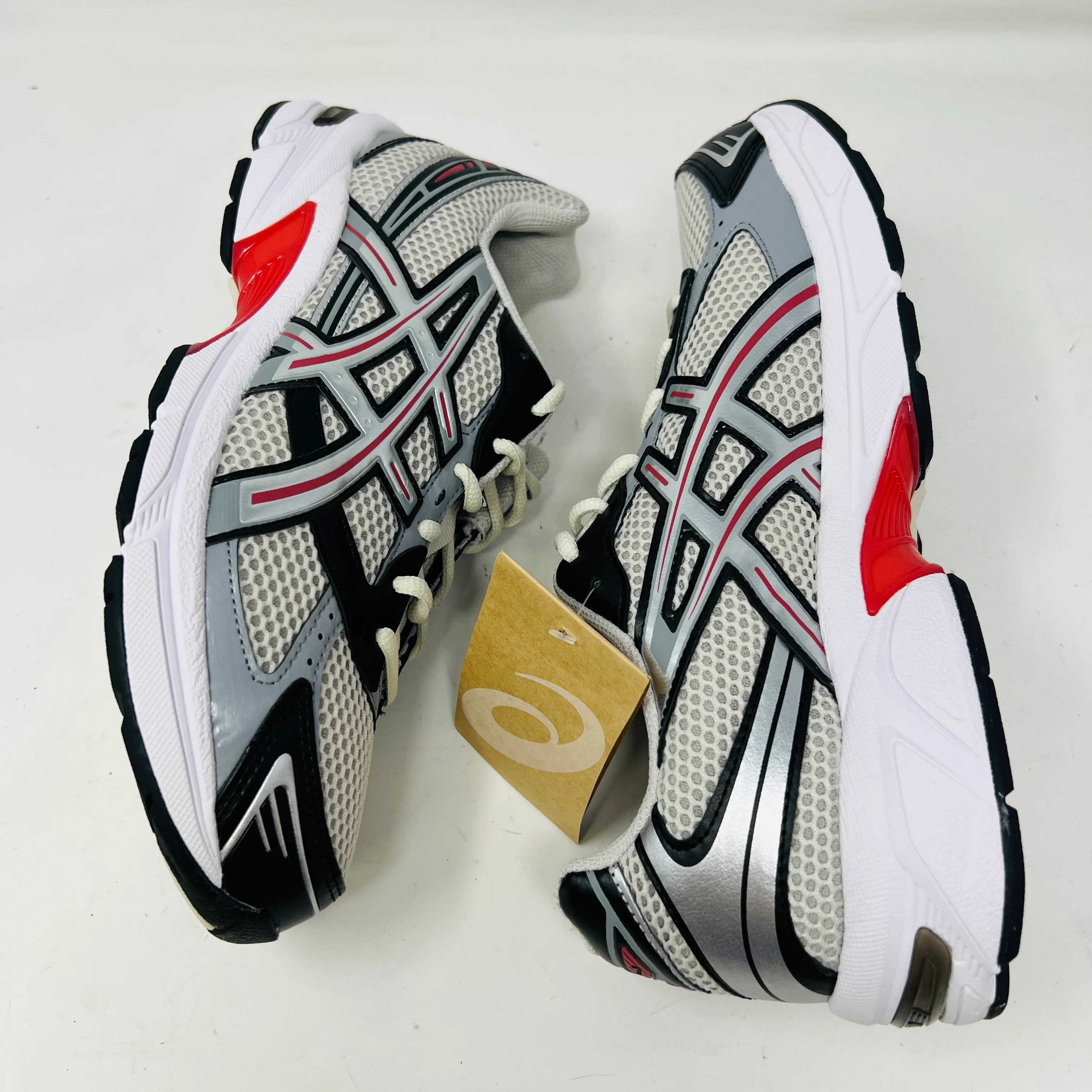 ASICS Gel-1130 Smoke Grey Pure Silver Red - Image 3