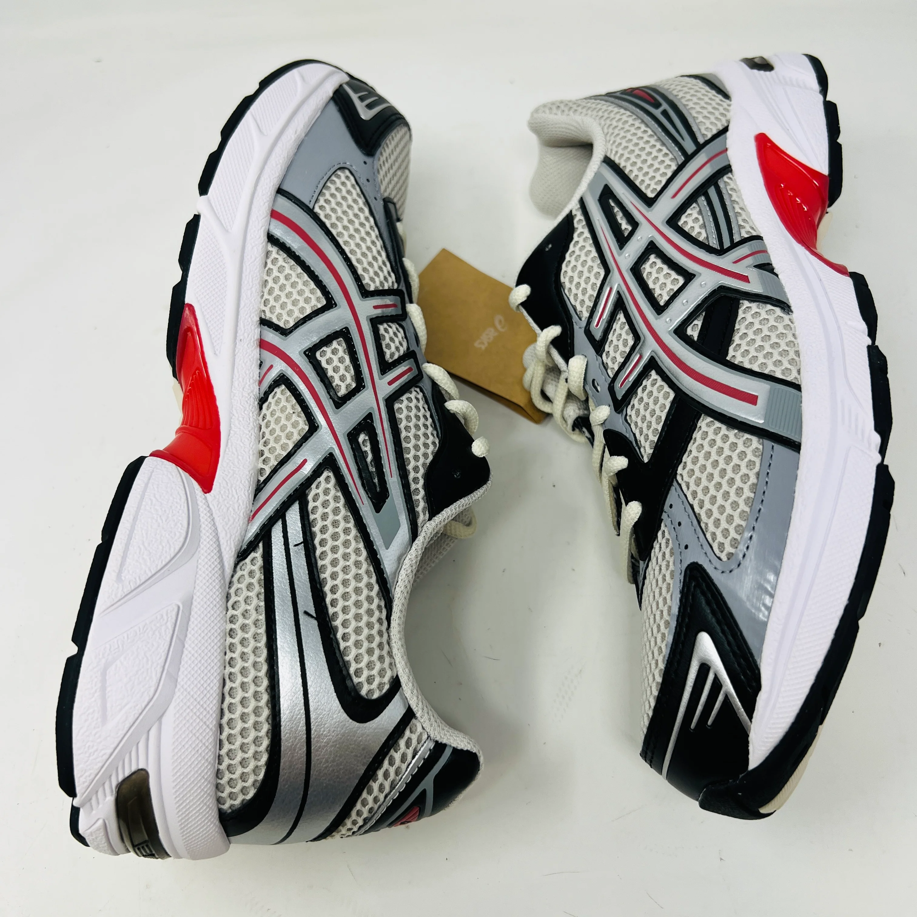 ASICS Gel-1130 Smoke Grey Pure Silver Red - Image 4