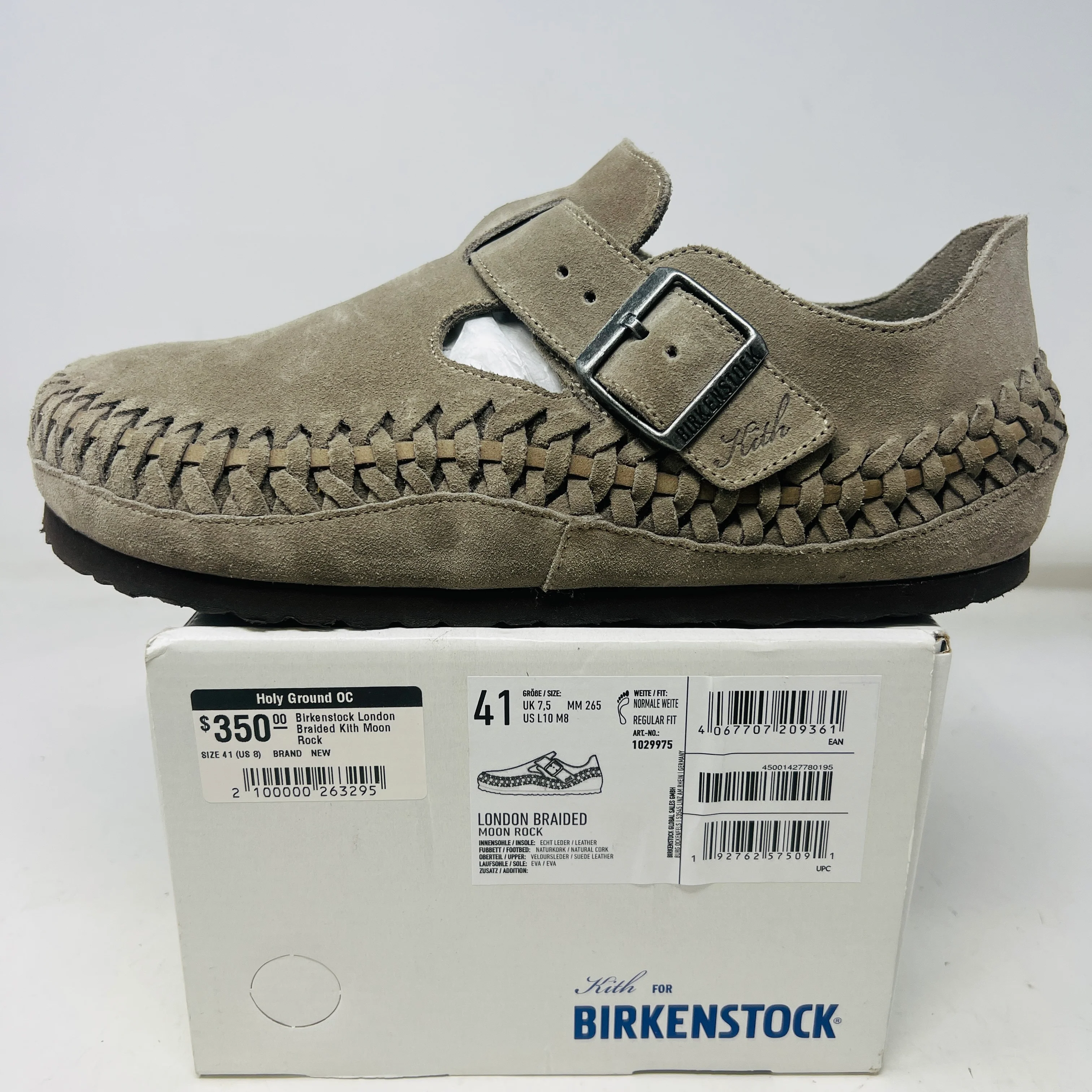 Birkenstock London Braided Kith Moon Rock