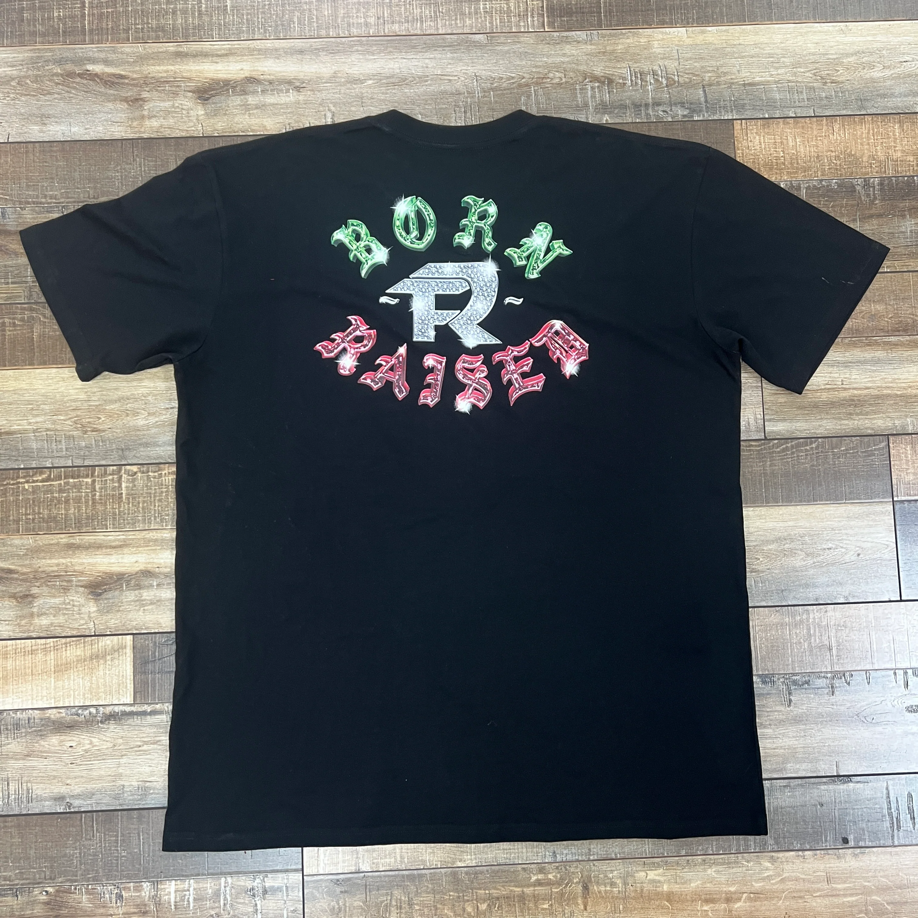 Born X Raised Fuerza Regida Rocker Tee - Image 2
