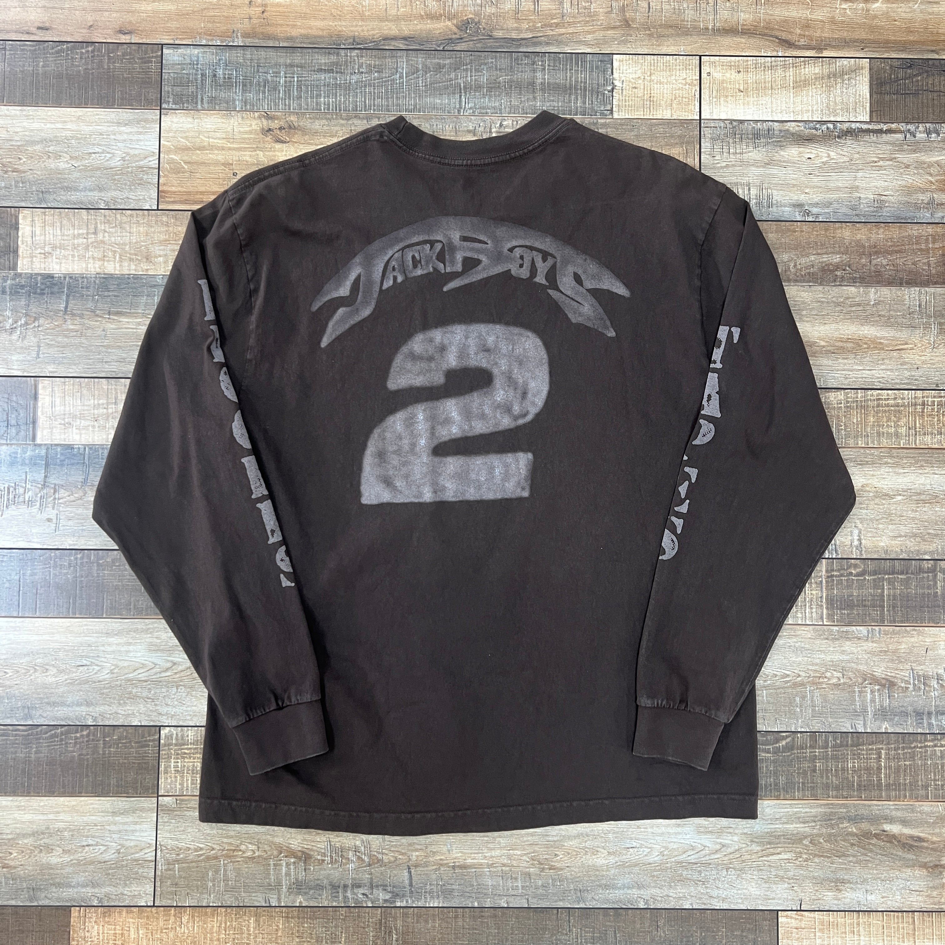 Cactus Jack Tapes Records Jackboys 2 Hip Hop LS Tee - Image 2