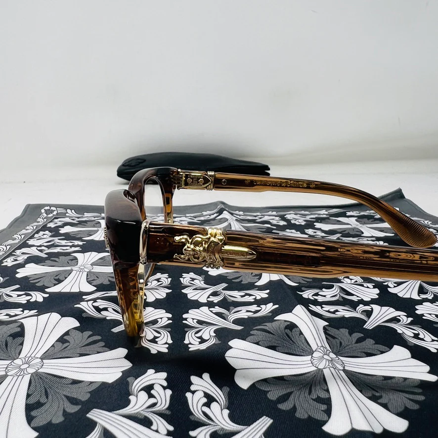 Chrome Hearts Dooable 'Brown Hombre' Glasses - Image 2