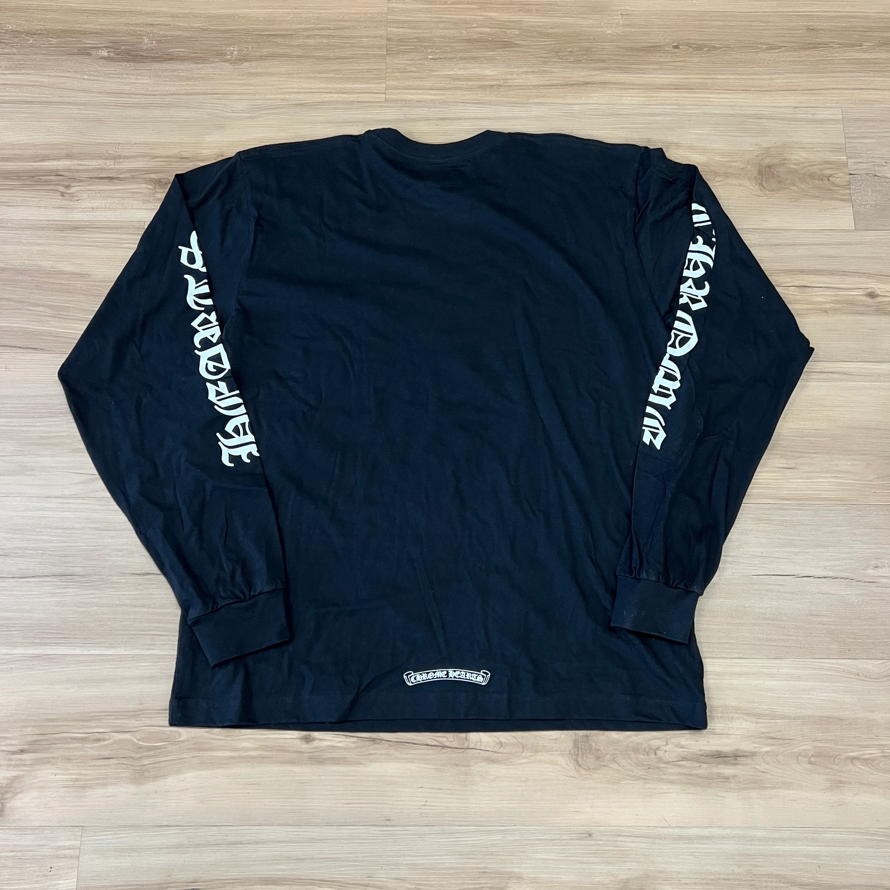 Chrome Hearts Neck Logo Long Sleeve Pocket T-Shirt - Image 2