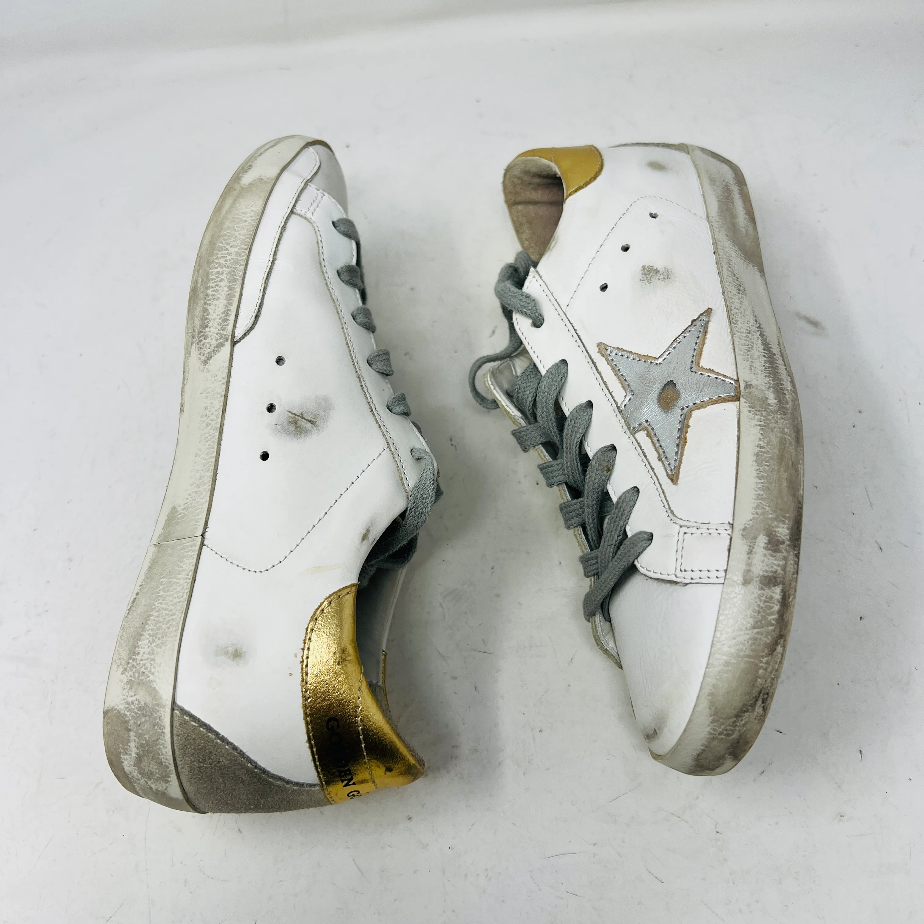Golden Goose Superstar Metallic Silver Gold (Women's) - Image 4