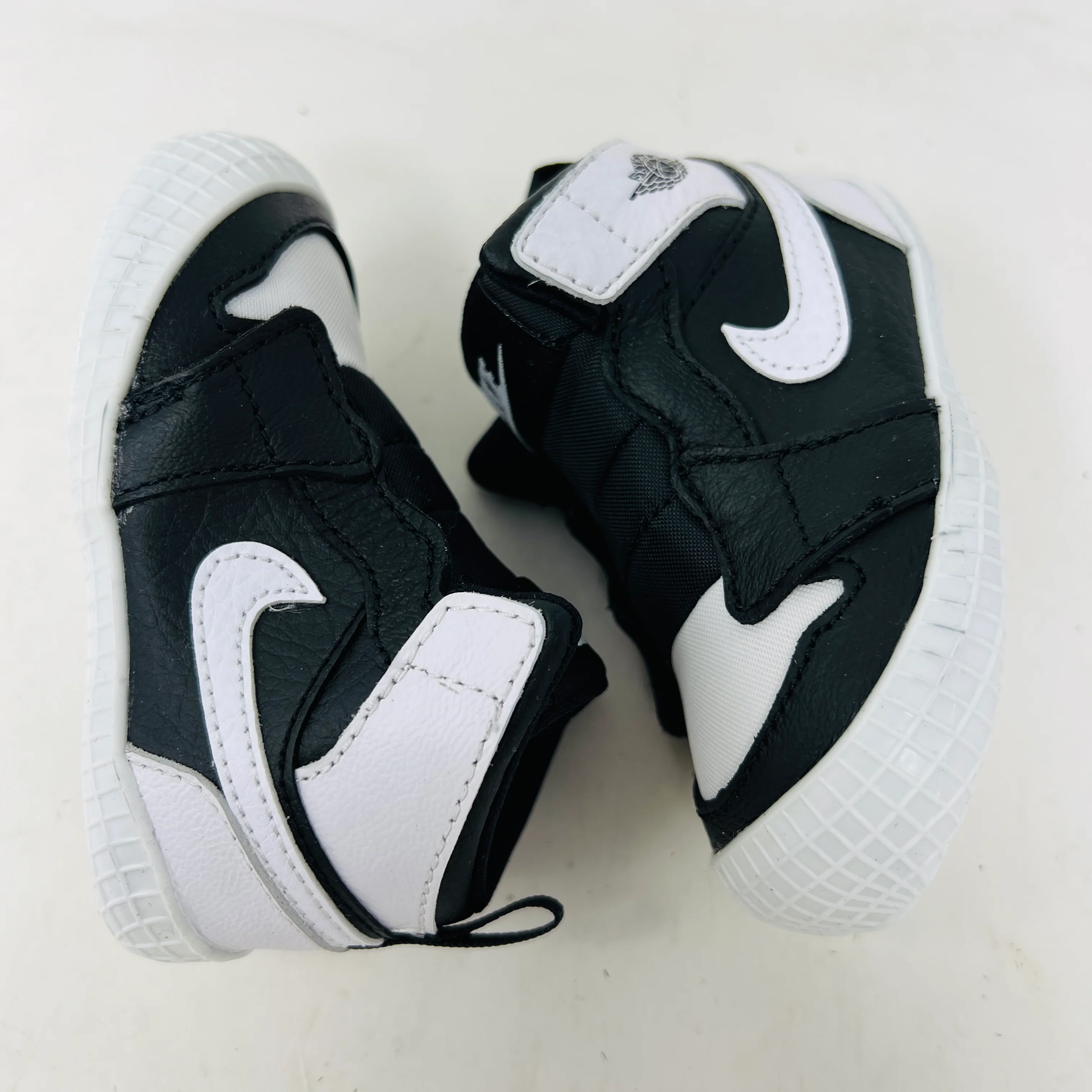 Jordan 1 Crib Bootie Black White (I) - Image 3