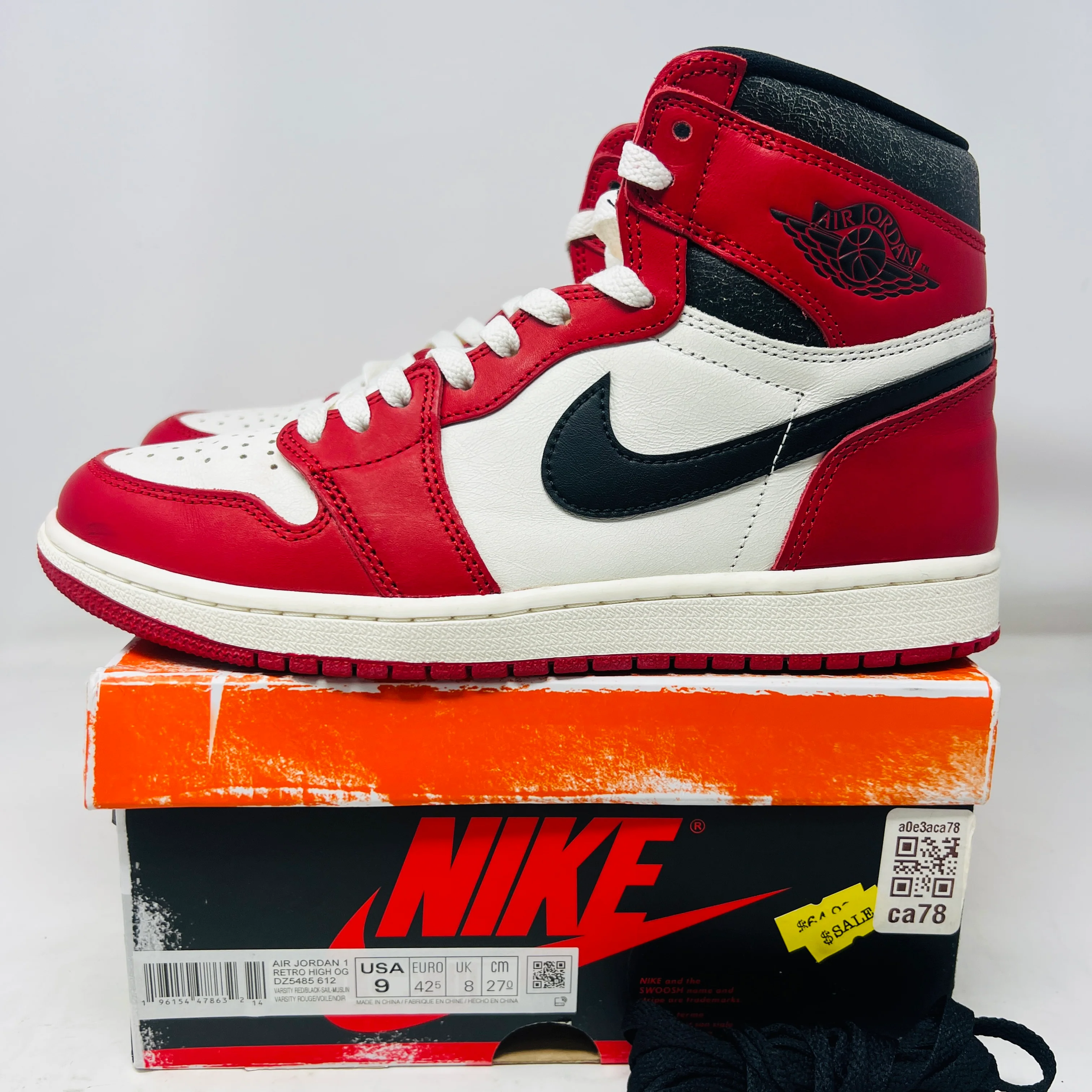 Jordan 1 Retro High OG Chicago Lost and Found