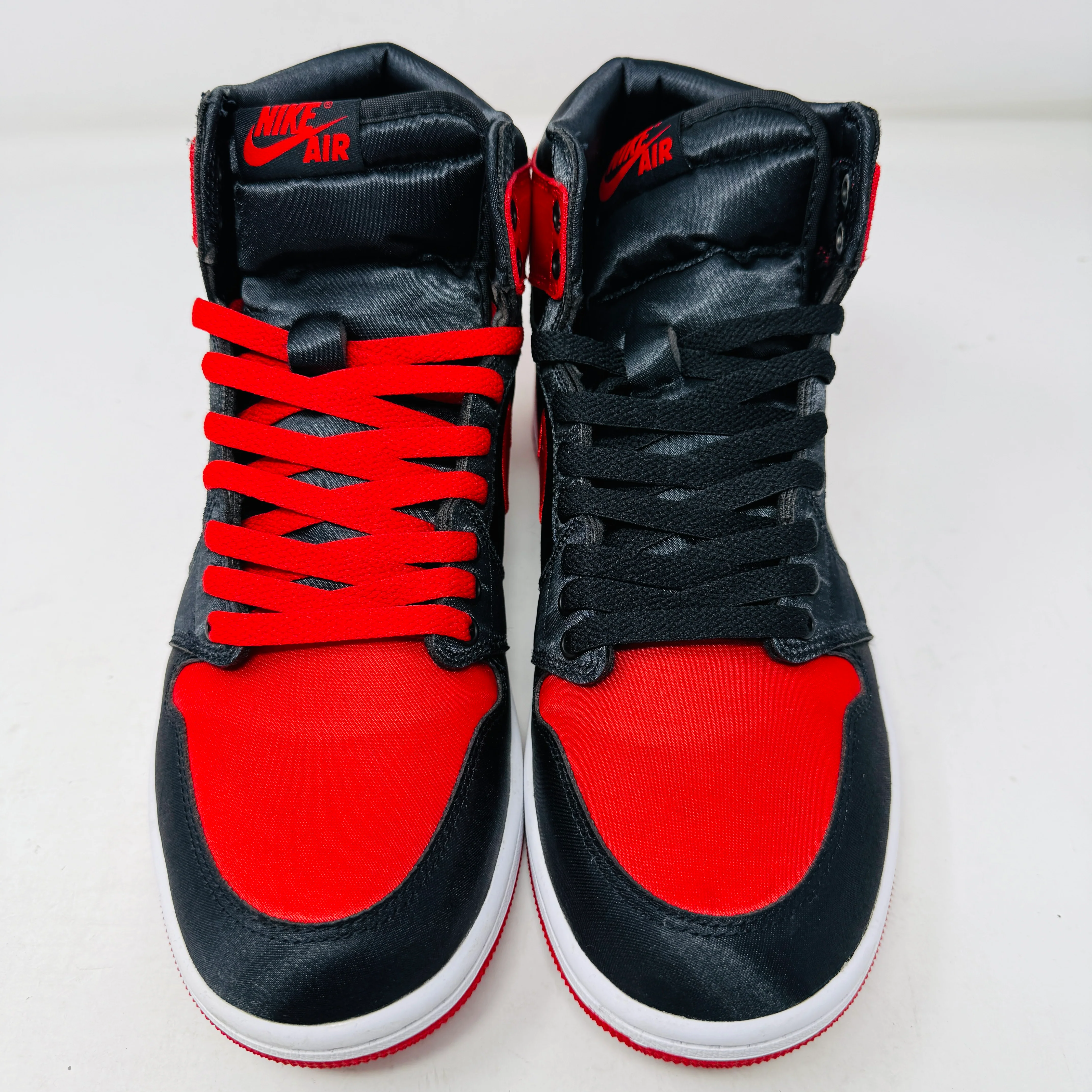 Jordan 1 Retro High OG Satin Bred (Women's) - Image 2