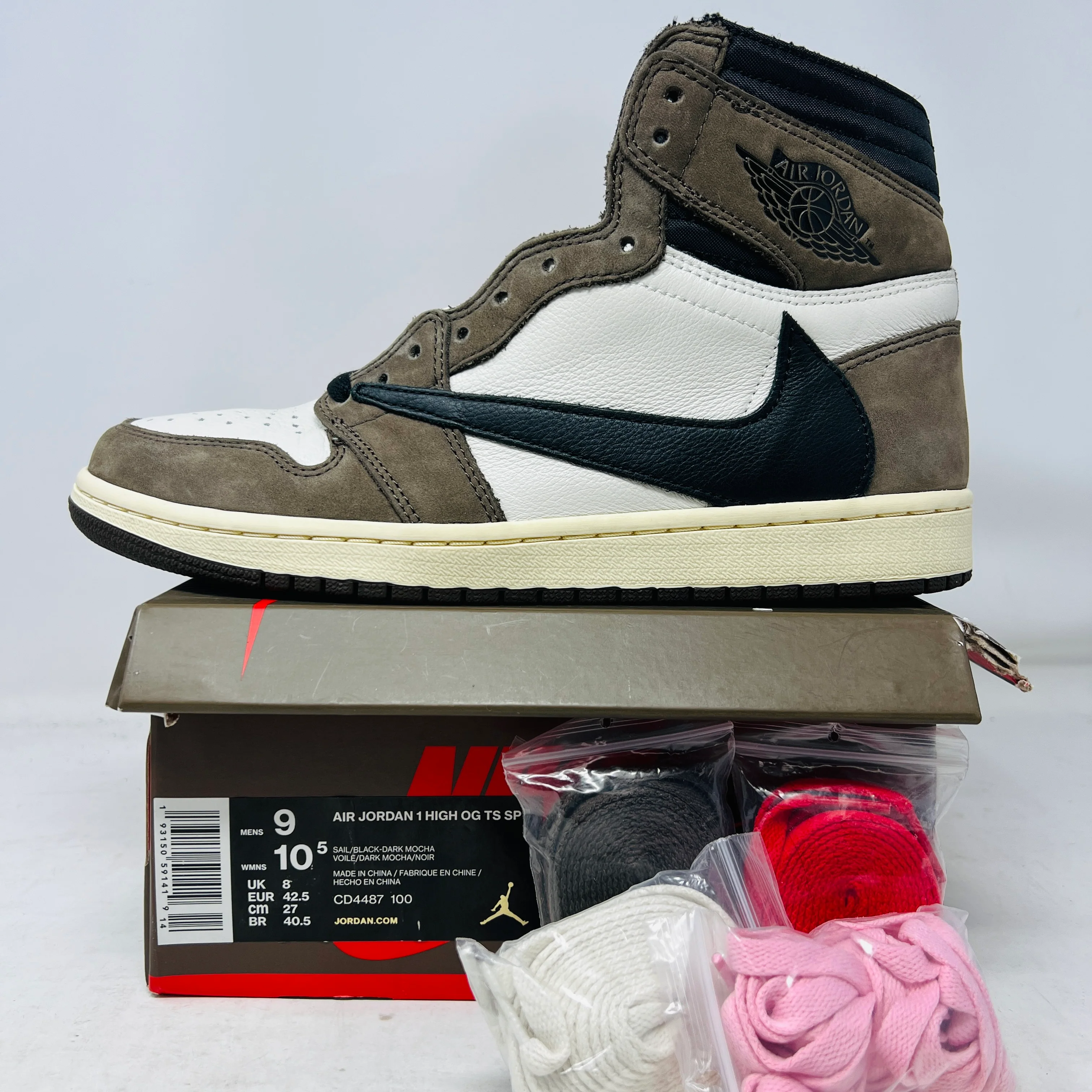 Jordan 1 Retro High OG SP Travis Scott Mocha