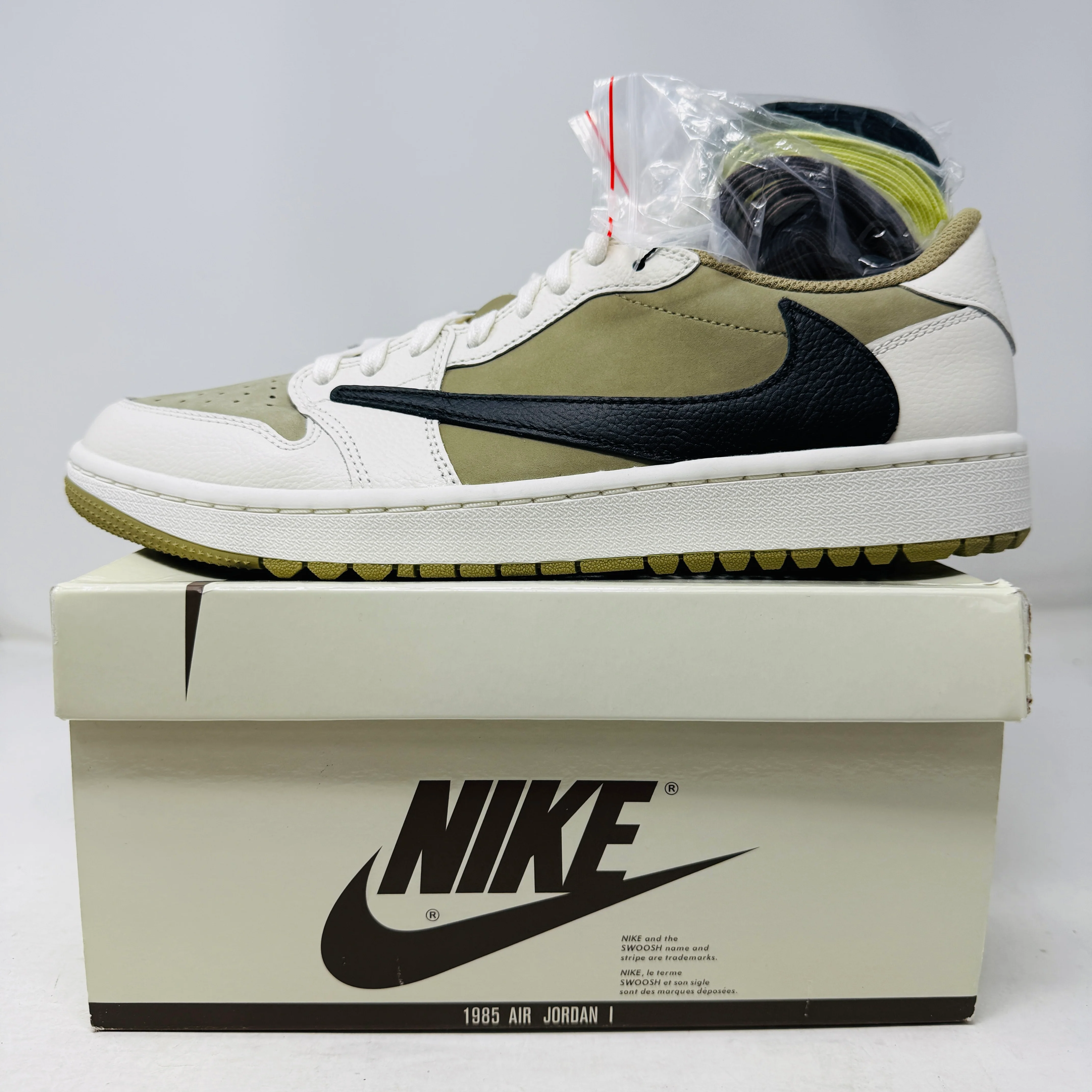 Jordan 1 Retro Low Golf Travis Scott Neutral Olive