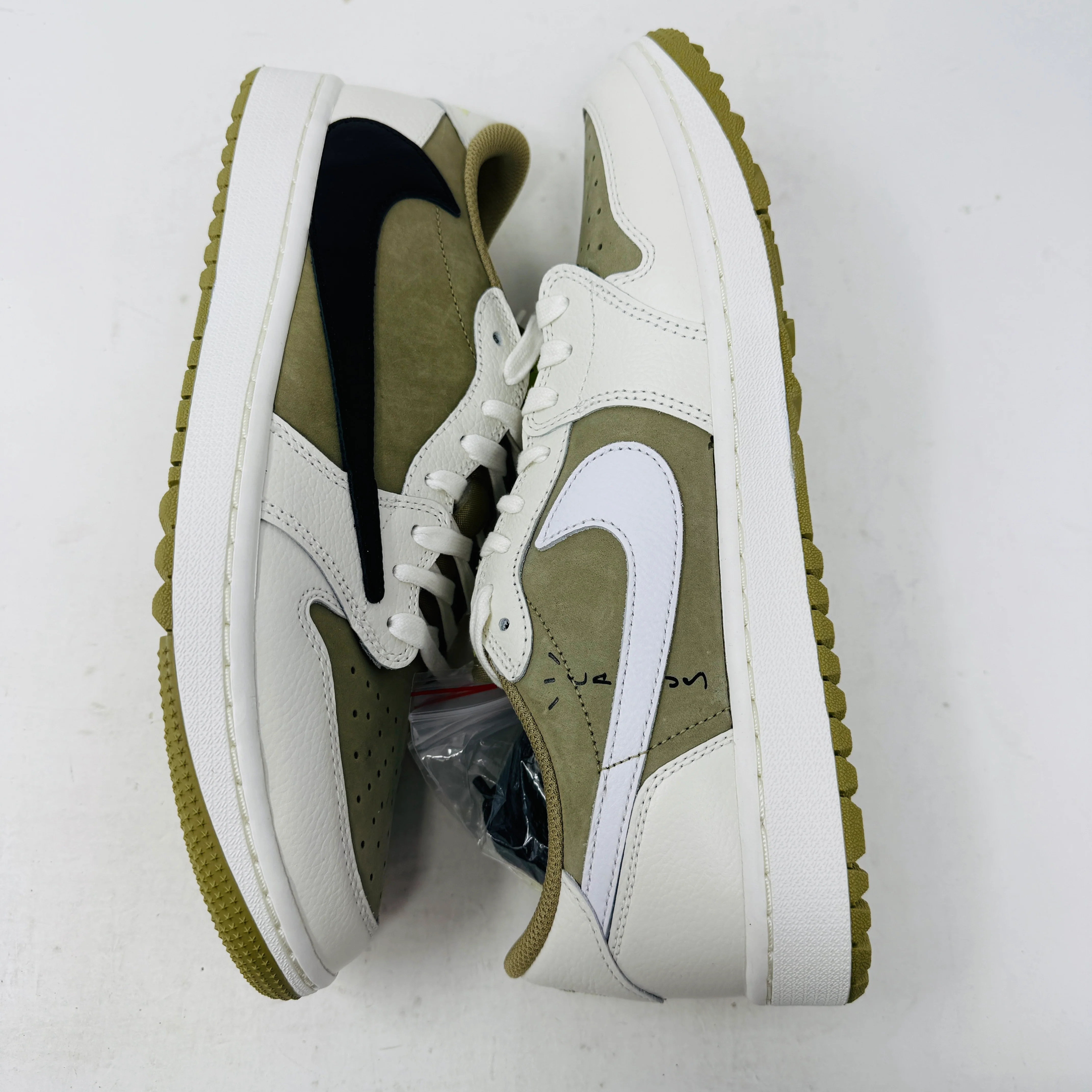 Jordan 1 Retro Low Golf Travis Scott Neutral Olive - Image 3