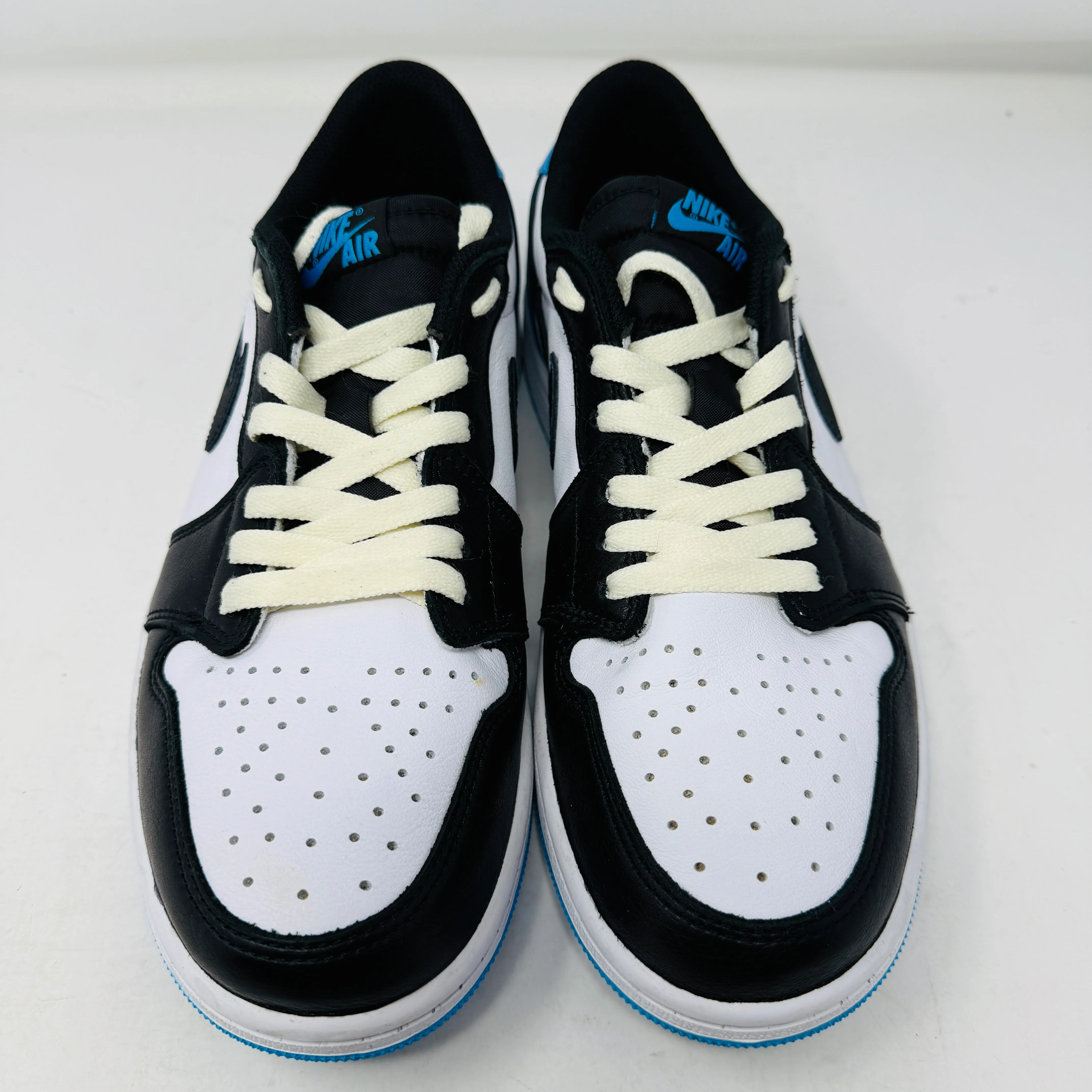 Jordan 1 Retro Low OG Black Dark Powder Blue - Image 2