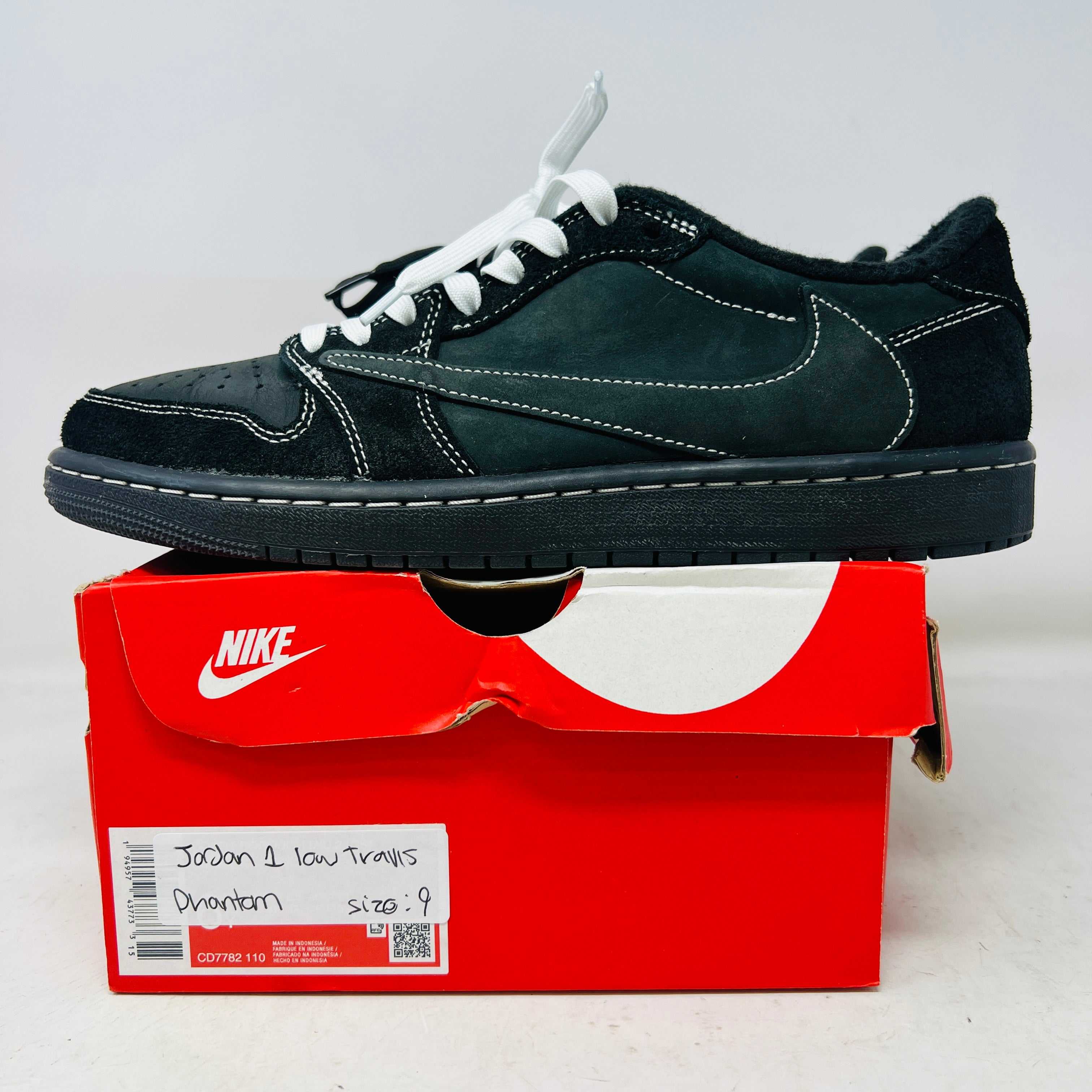 Jordan 1 Retro Low OG SP Travis Scott Black Phantom