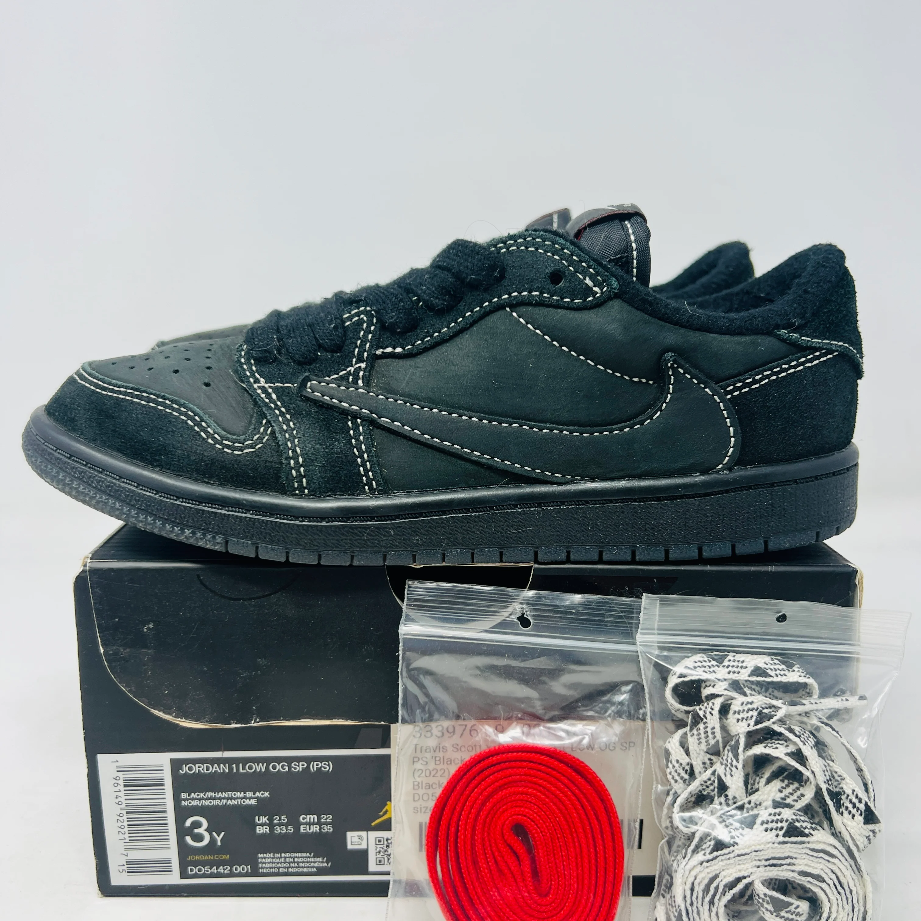 Jordan 1 Retro Low OG SP Travis Scott Black Phantom (PS)