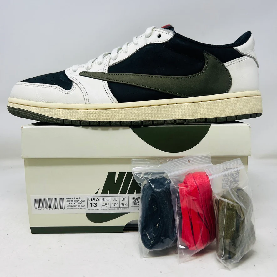 Jordan 1 Retro Low OG SP Travis Scott Olive (Women's)