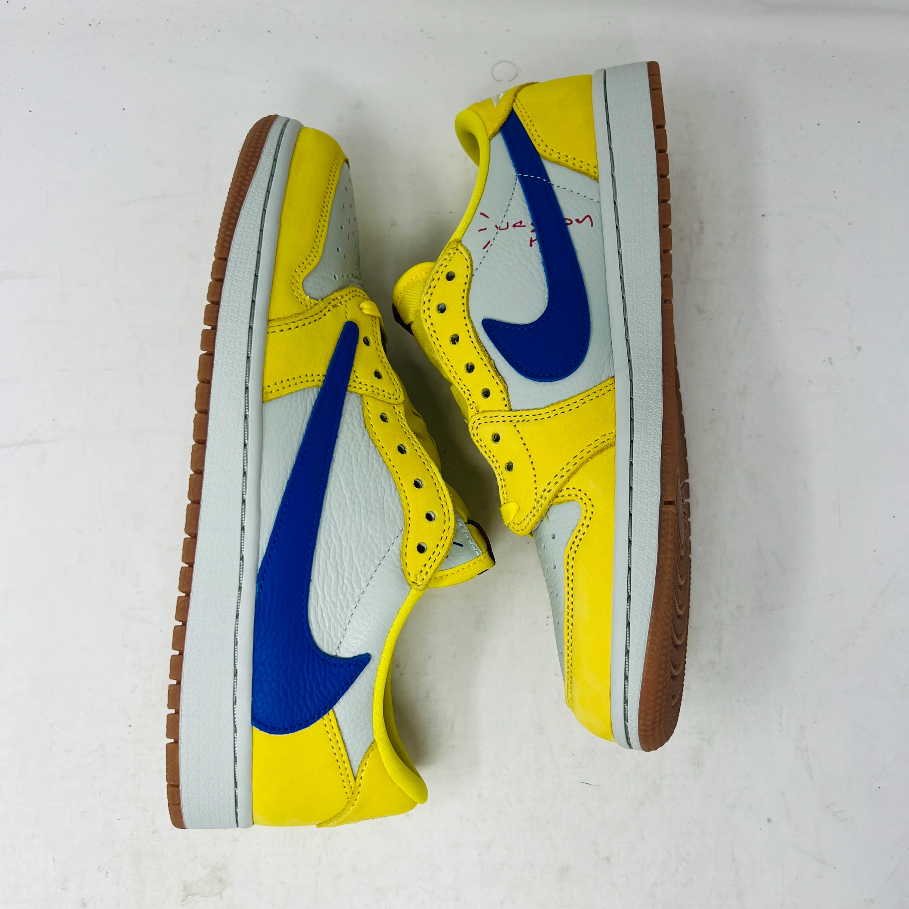 Jordan 1 Retro Low Travis Scott Canary MIX MATCH PAIR - Image 4