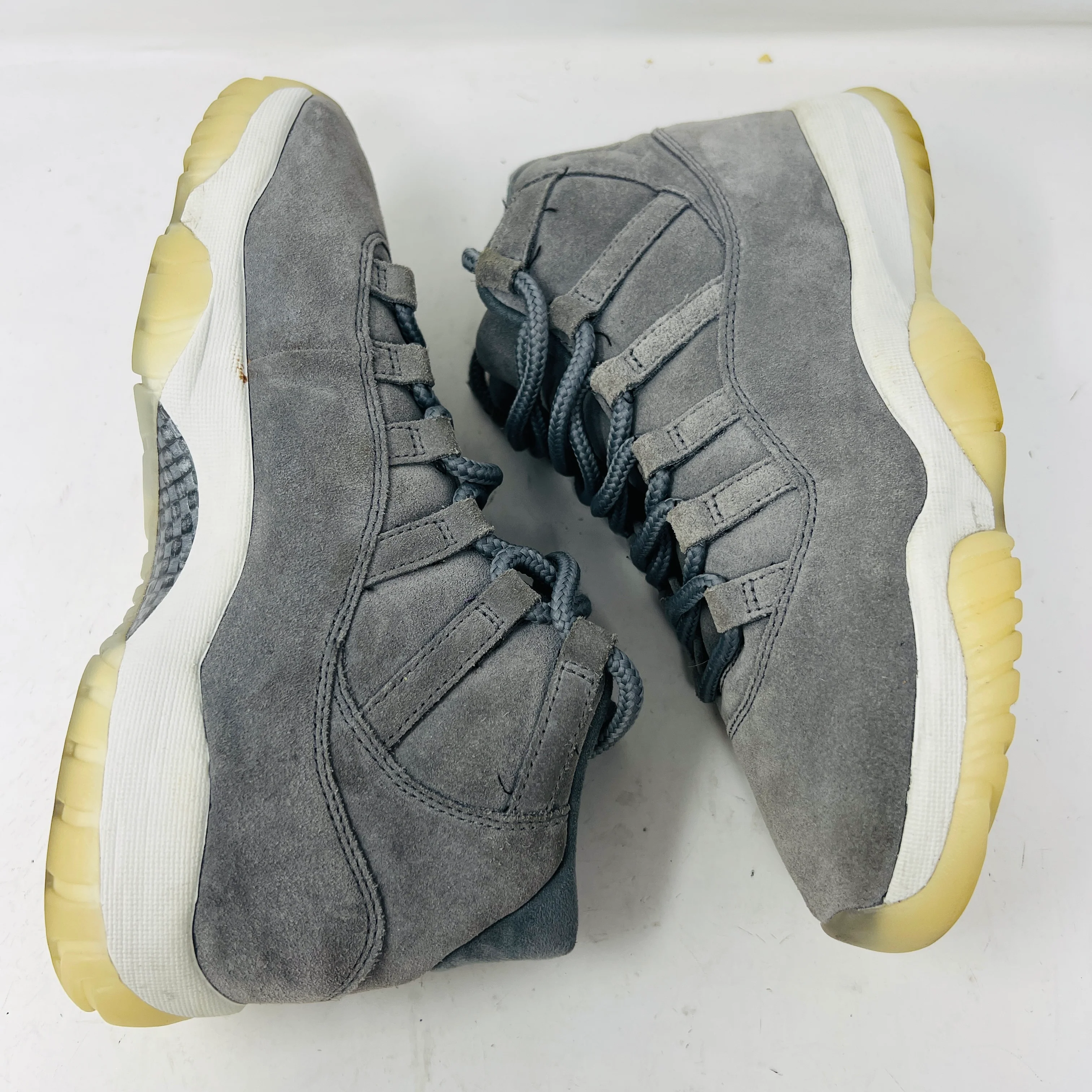 Jordan 11 Retro Pinnacle Grey Suede - Image 3