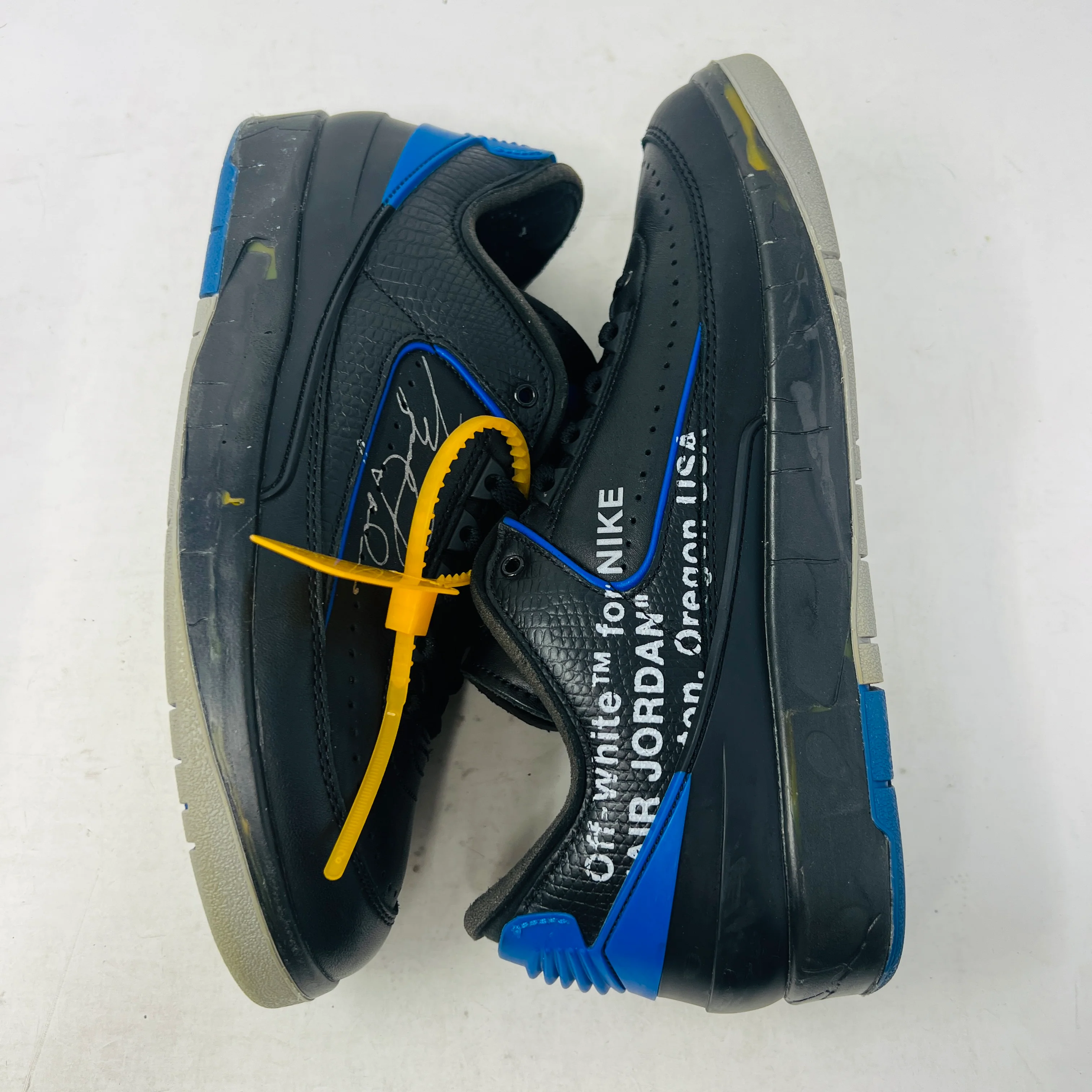 Jordan 2 Retro Low SP Off-White Black Blue - Image 3