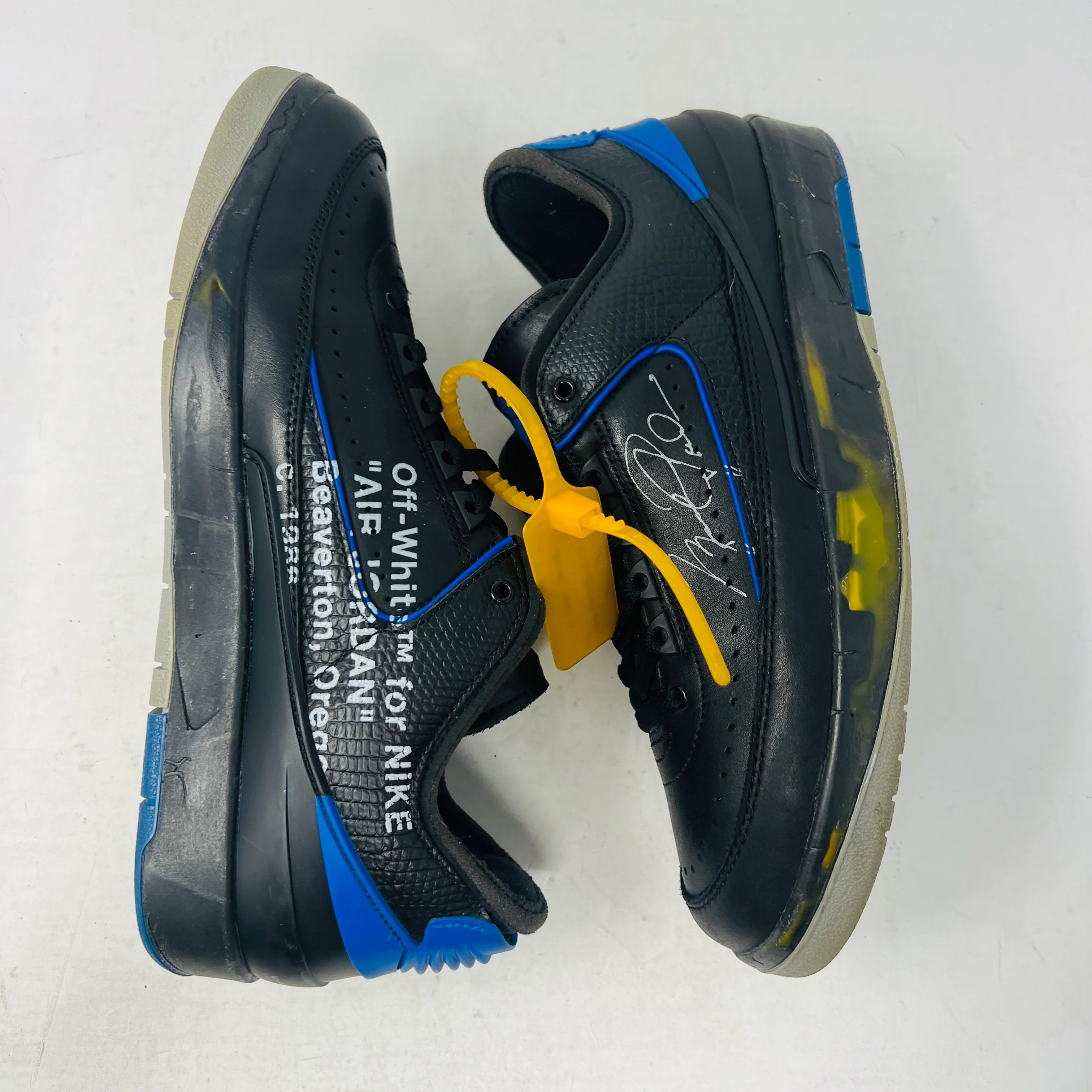 Jordan 2 Retro Low SP Off-White Black Blue - Image 4