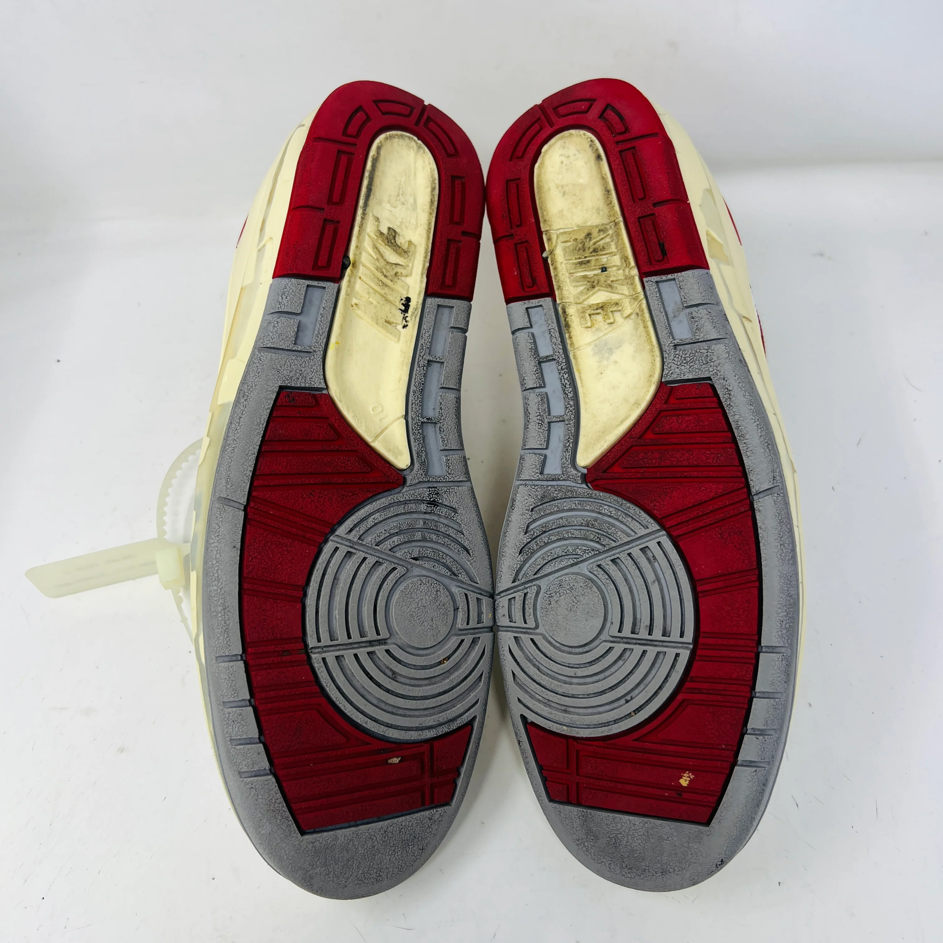 Jordan 2 Retro Low SP Off-White White Red - Image 6
