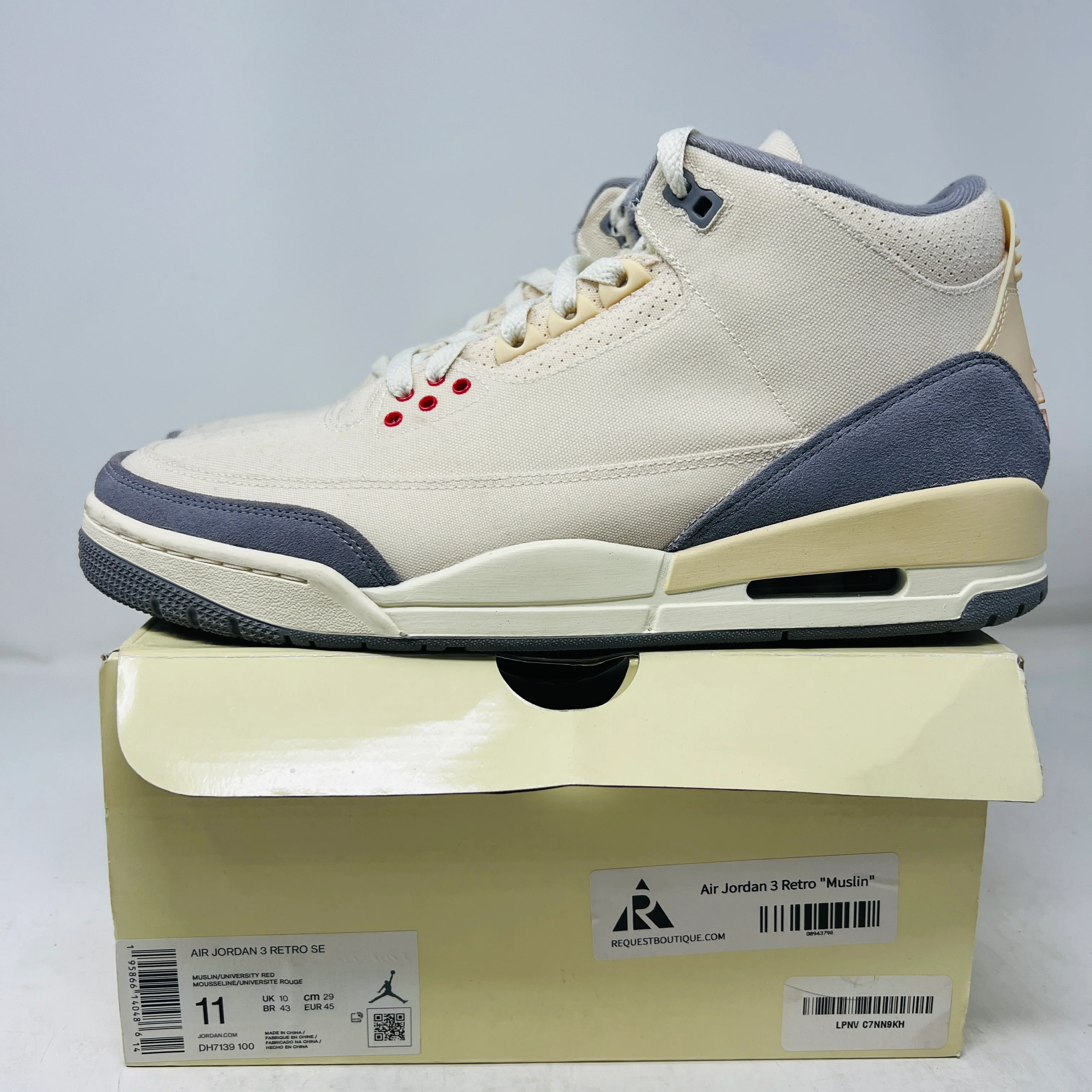 Jordan 3 Retro Muslin