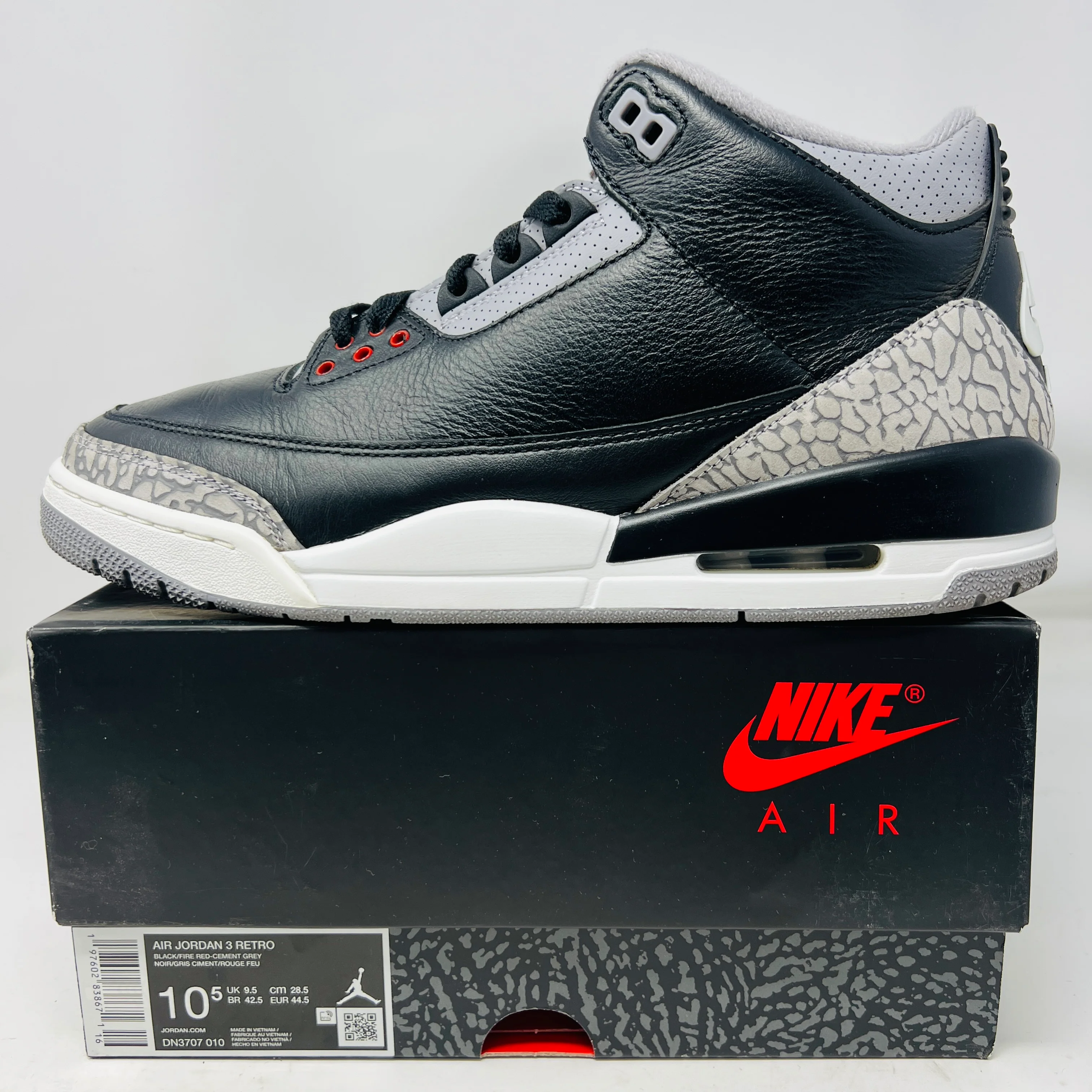 Jordan 3 Retro OG Black Cement (2024)