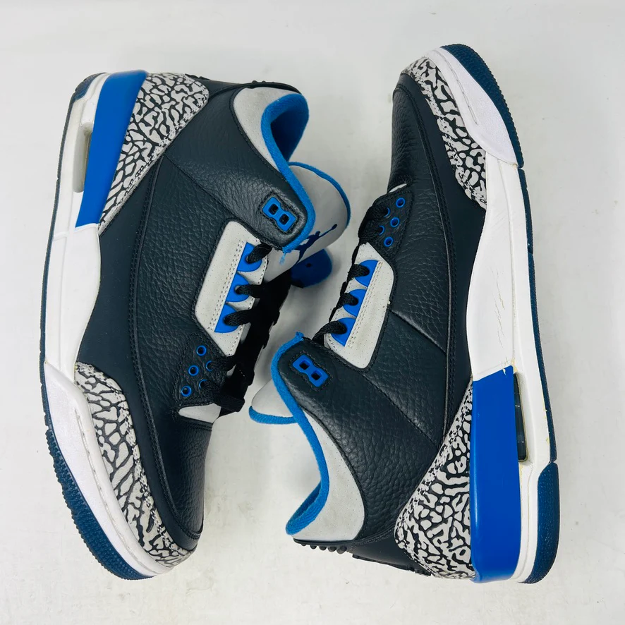 Jordan 3 Retro Sport Blue - Image 3