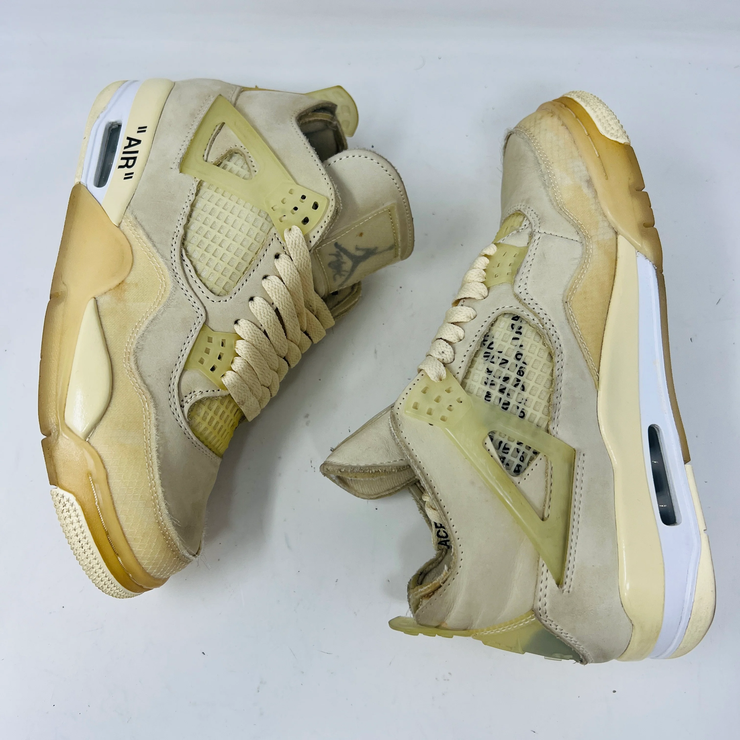 Jordan 4 Retro Off-White Sail (Women's) - Image 3