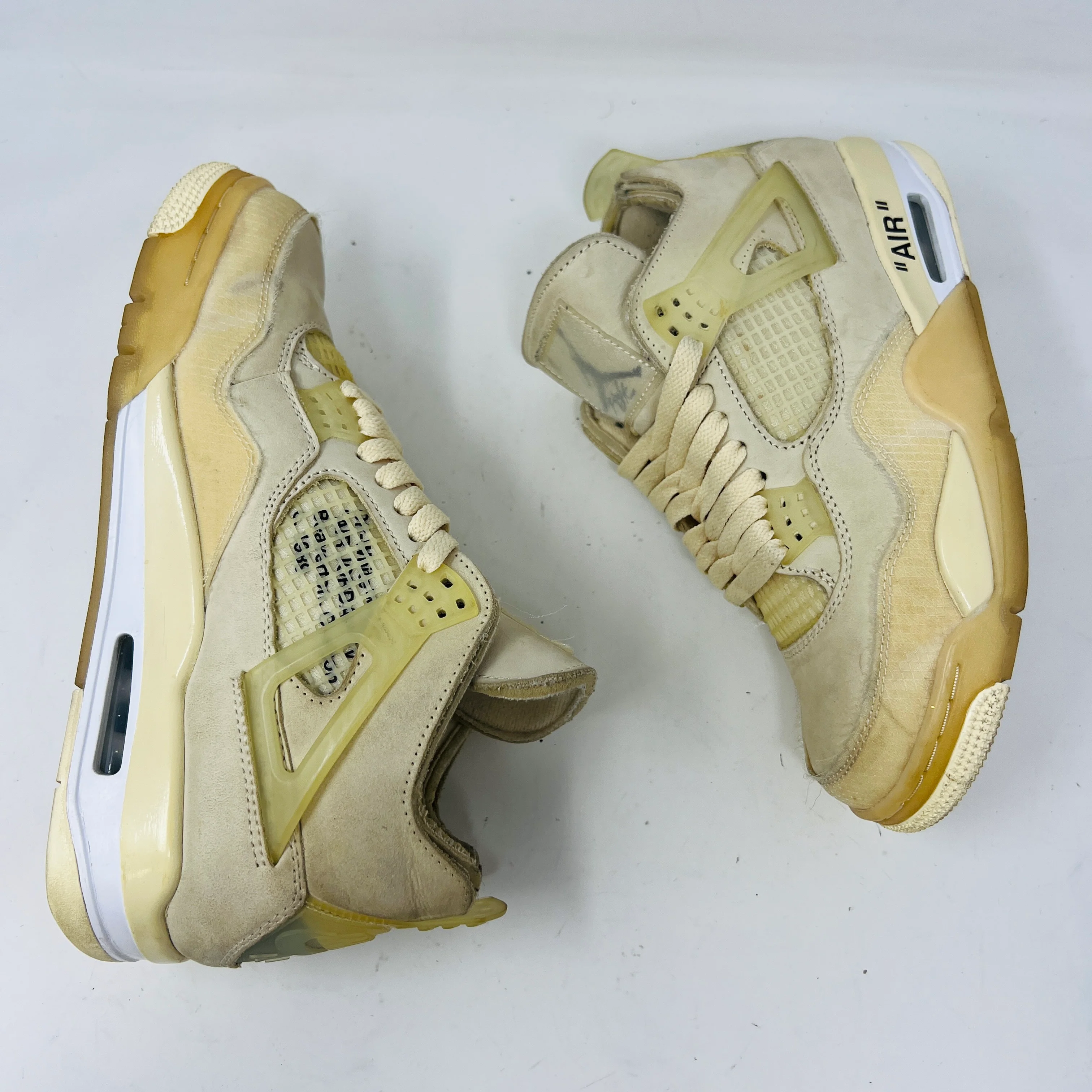 Jordan 4 Retro Off-White Sail (Women's) - Image 4