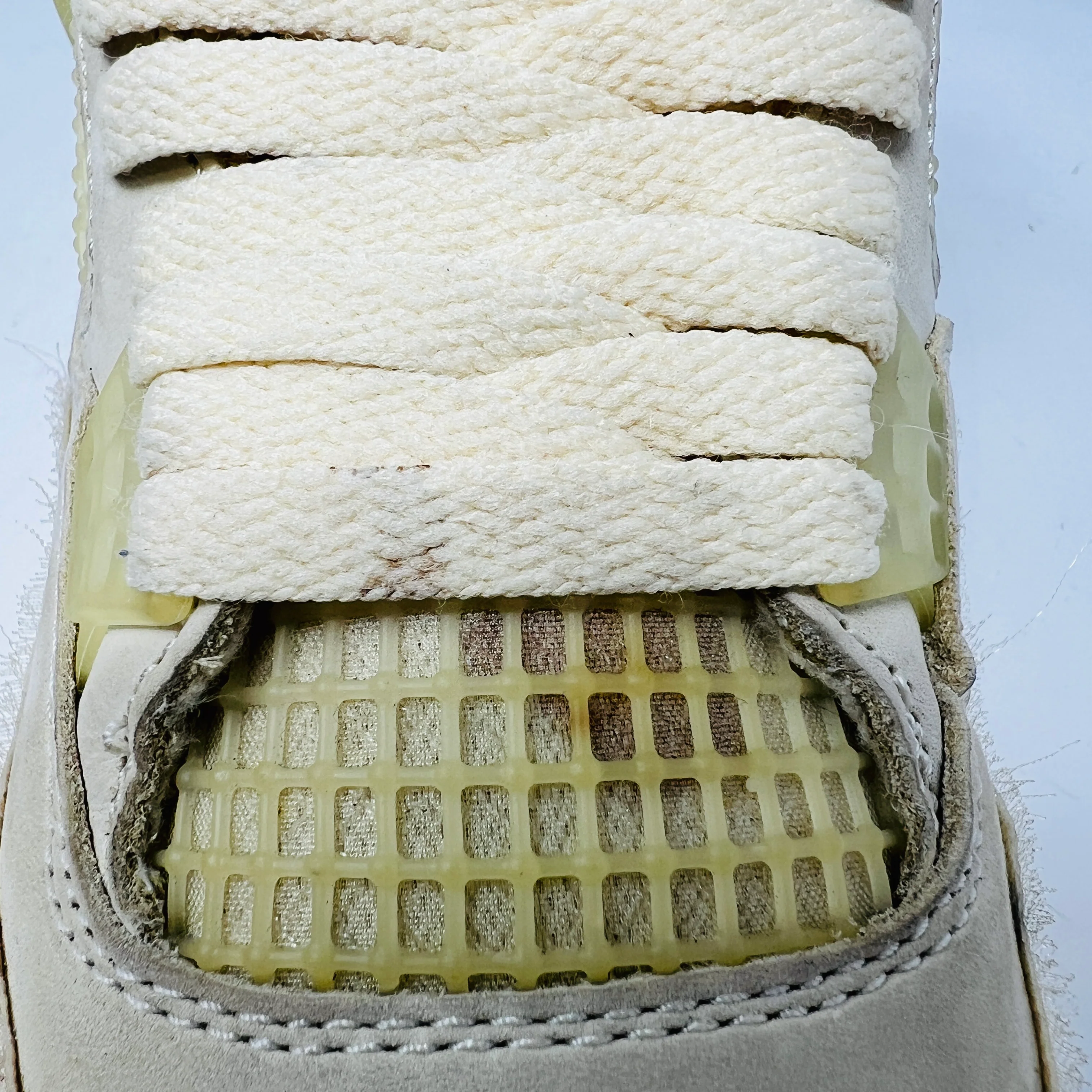 Jordan 4 Retro Off-White Sail (Women's) - Image 7