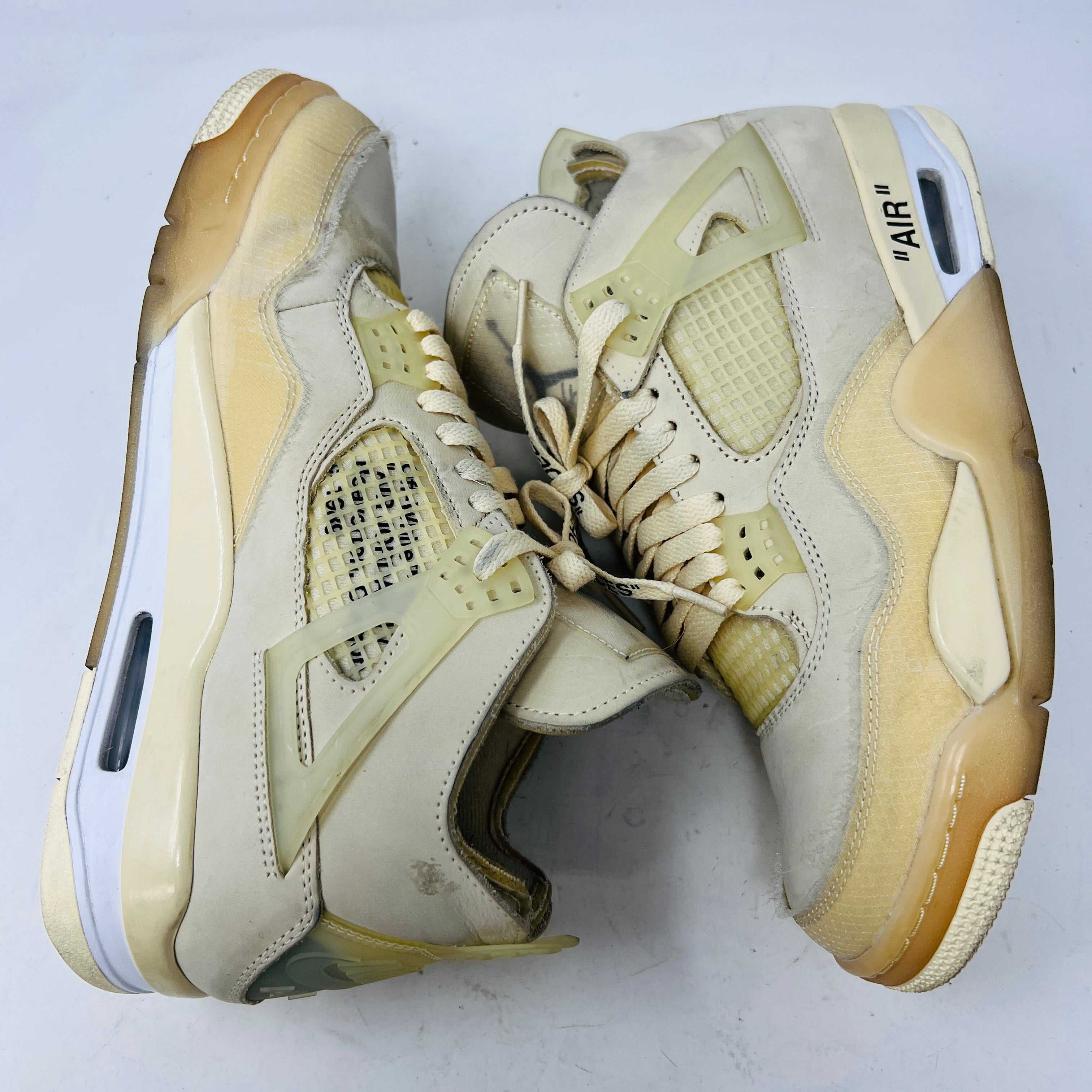 Jordan 4 Retro Off-White Sail (Women's) - Image 3