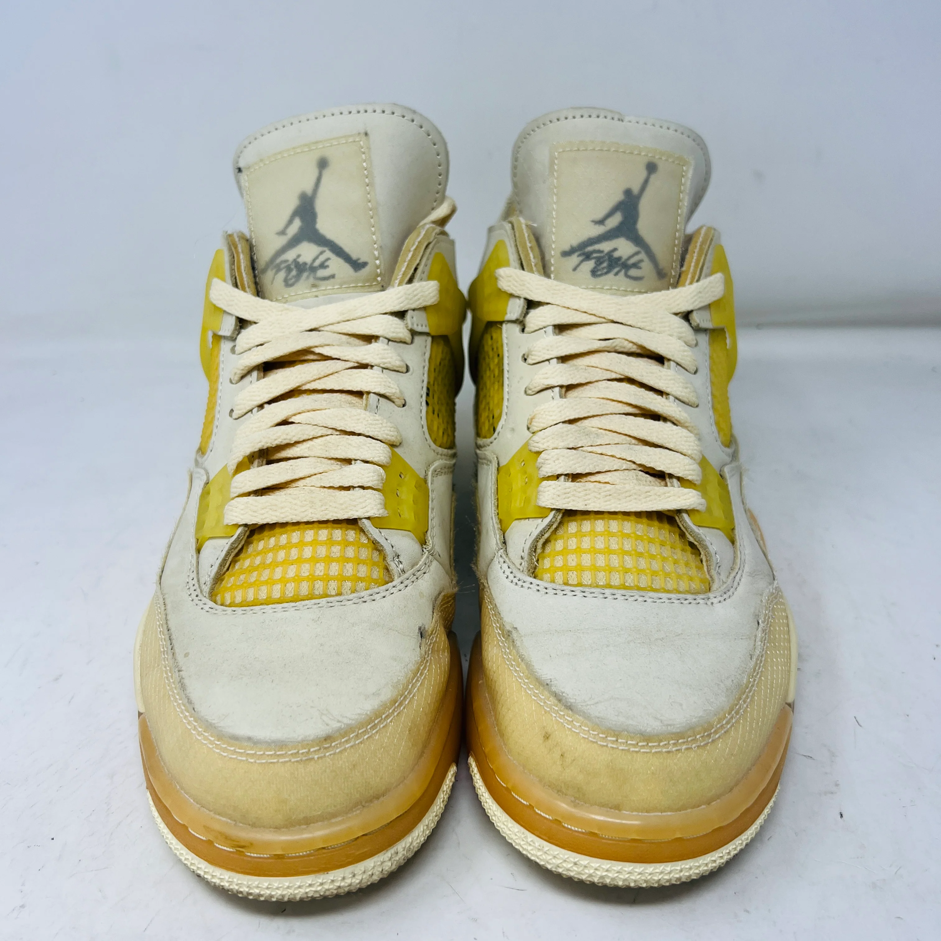 Jordan 4 Retro Off-White Sail (Women's) - Image 2