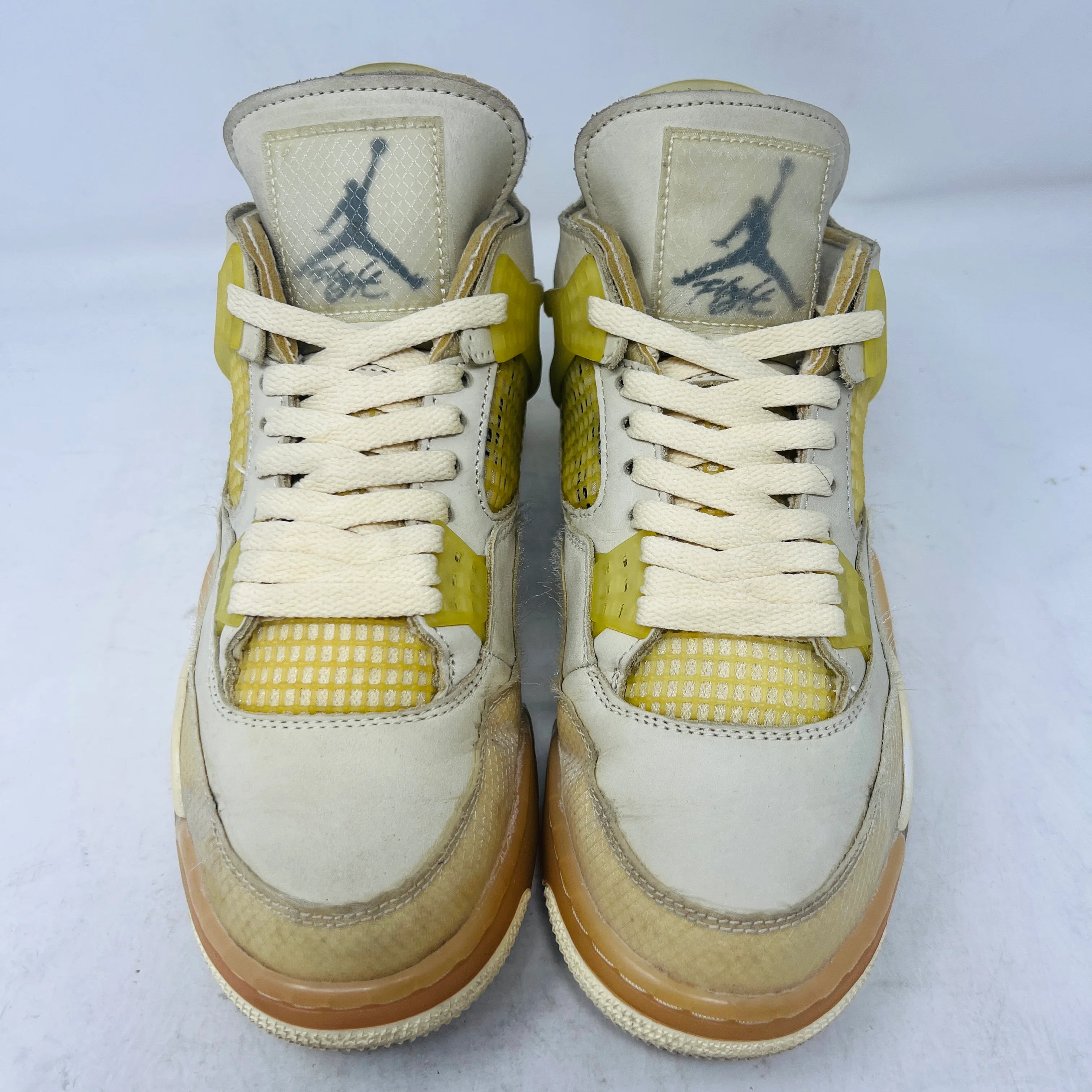 Jordan 4 Retro Off-White Sail (Women's) - Image 2