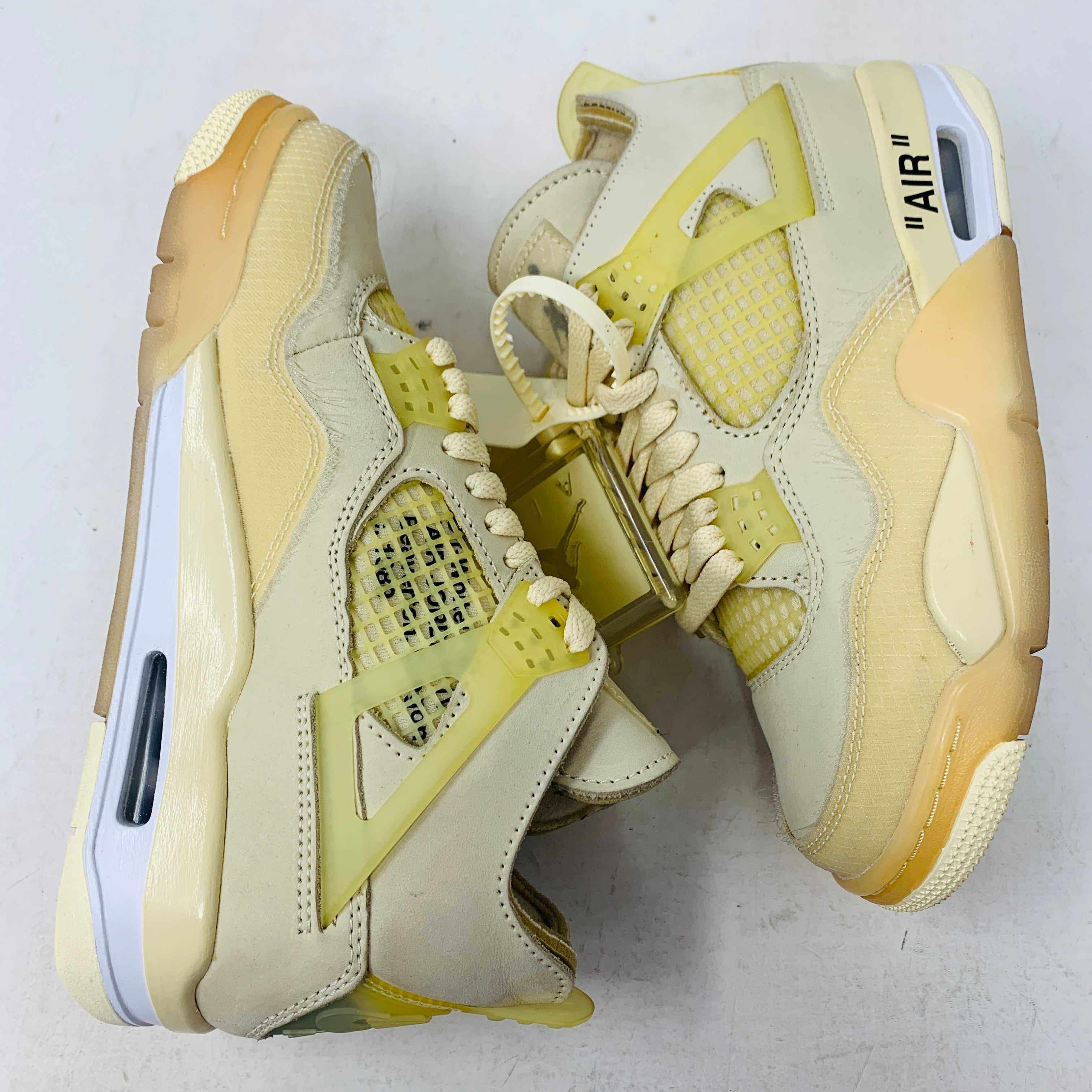 Jordan 4 Retro Off-White Sail (Women's) - Image 4