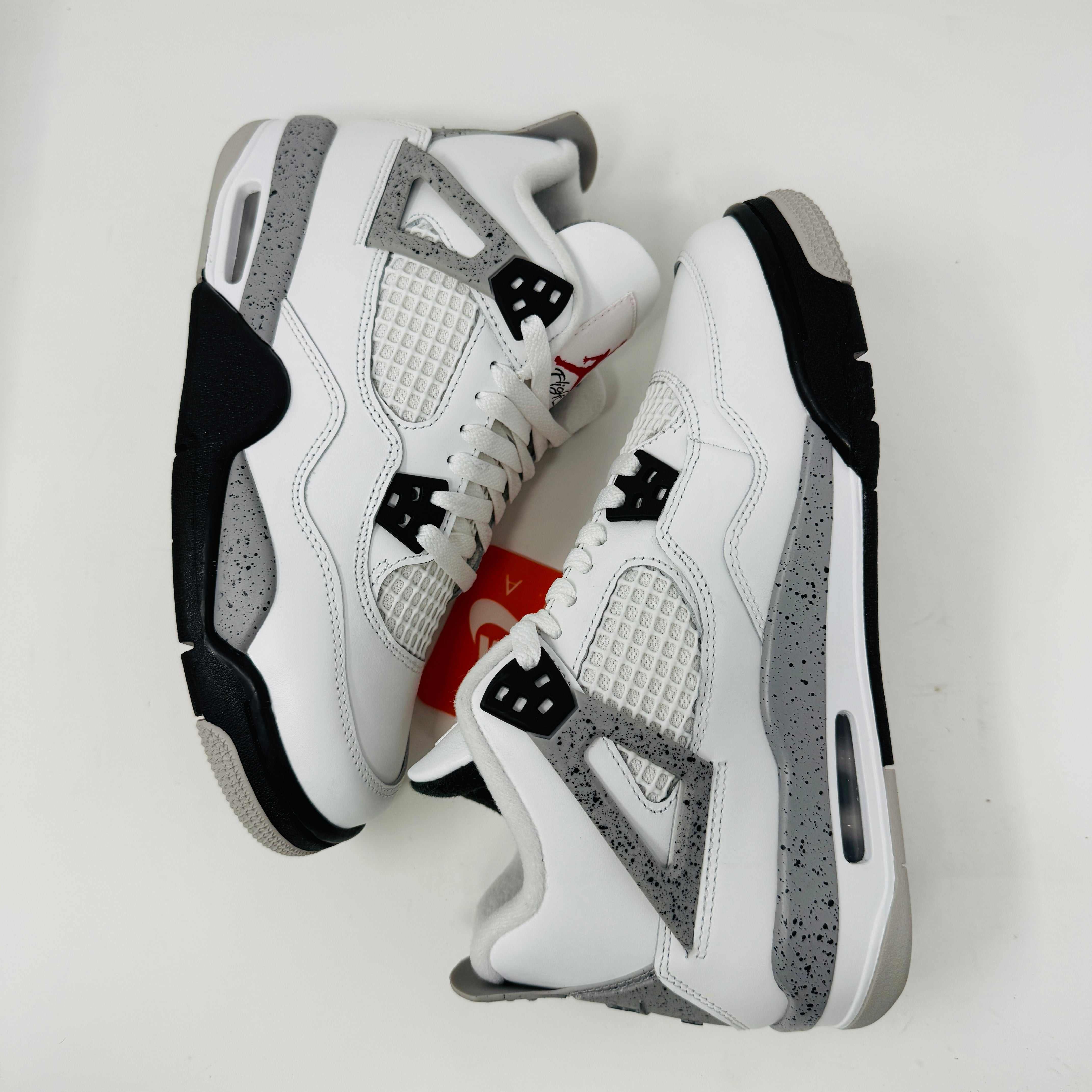 Jordan 4 Retro White Cement (2025) (GS) - Image 3
