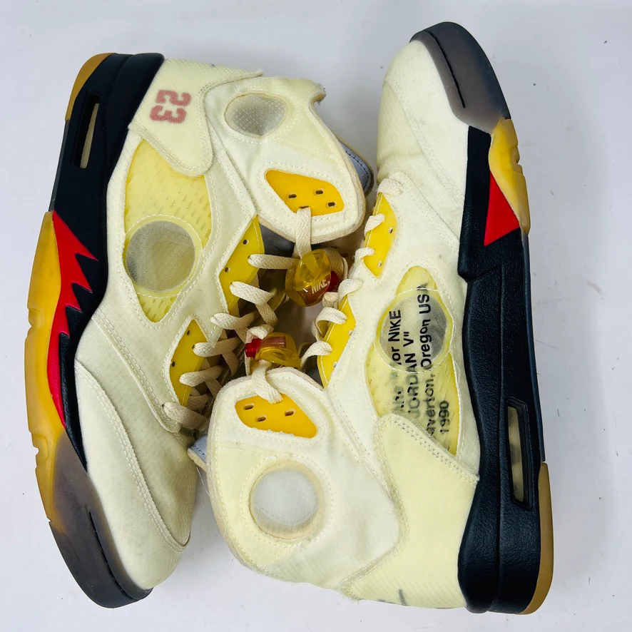 Jordan 5 Retro Off-White Sail - Image 3