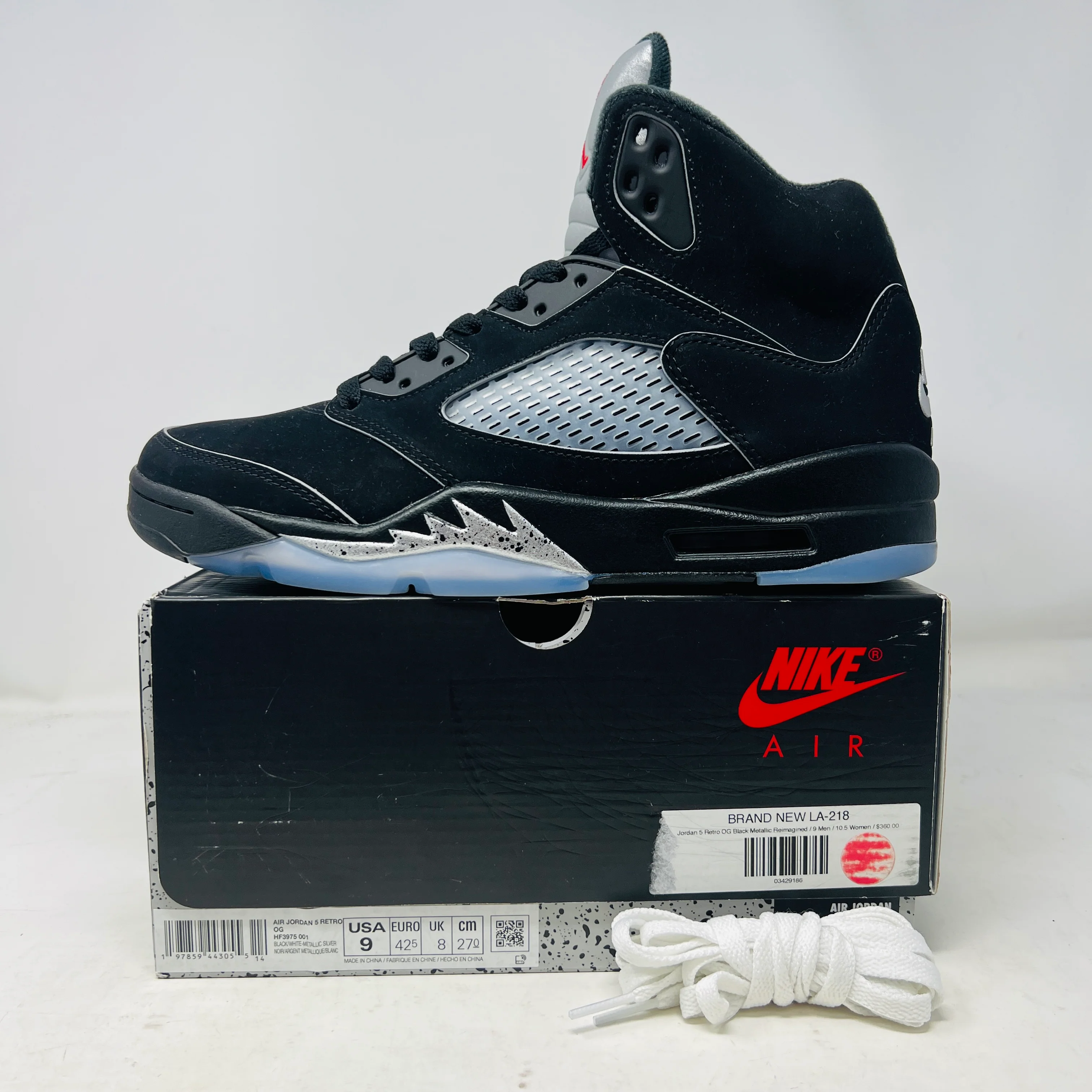 Jordan 5 Retro OG Black Metallic Reimagined