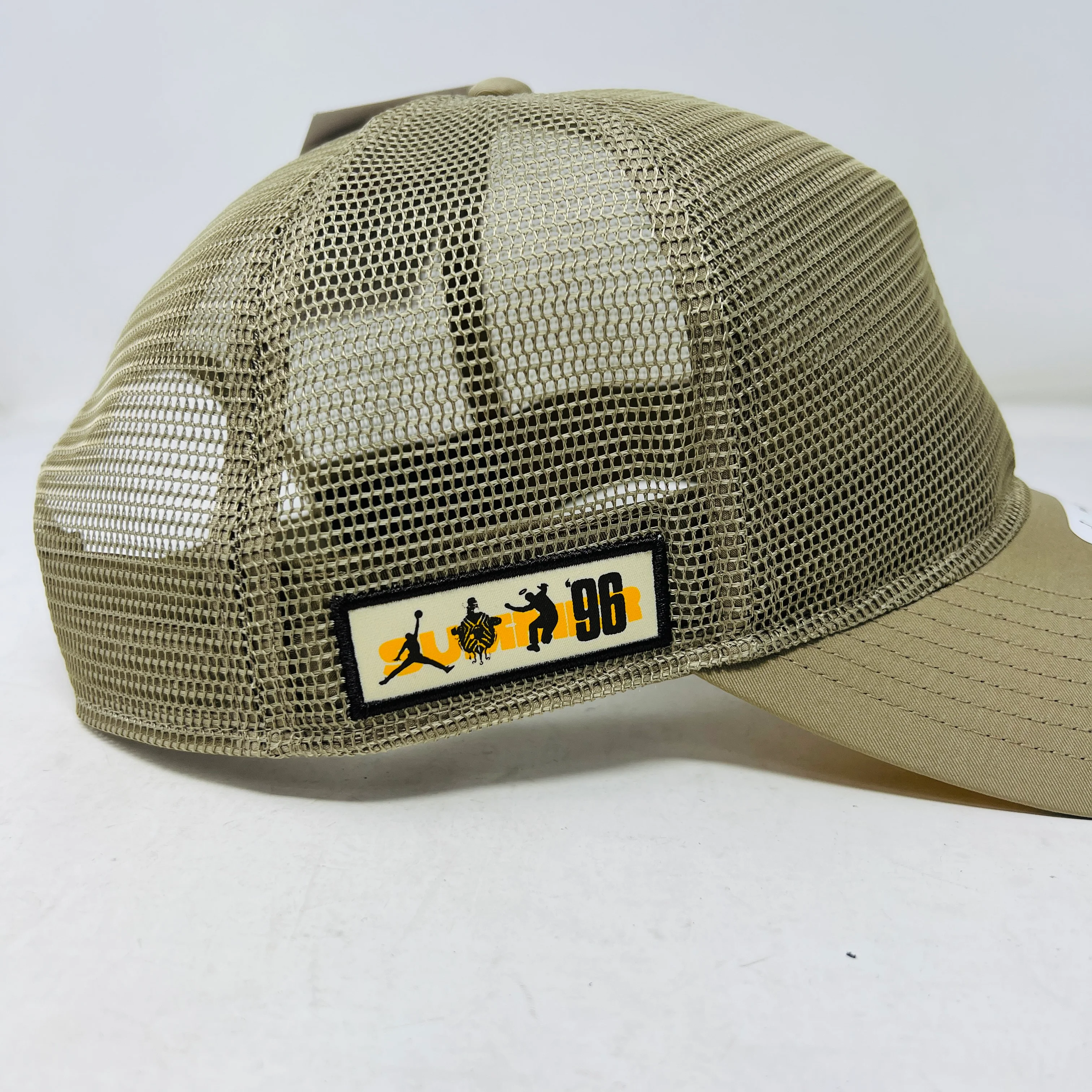 Jordan x UNION x Bephies Beauty Supply Rise Cap Khaki/Baroque Brown - Image 2