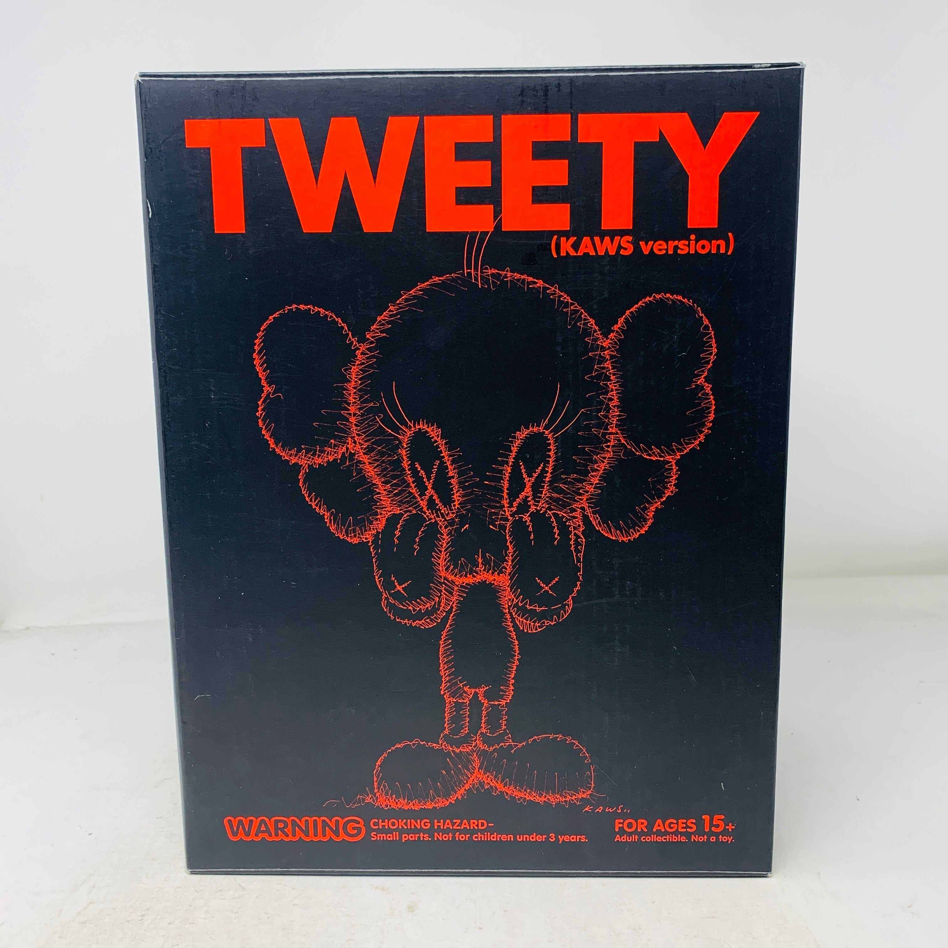 KAWS Tweety Vinyl Figure Black - Image 4