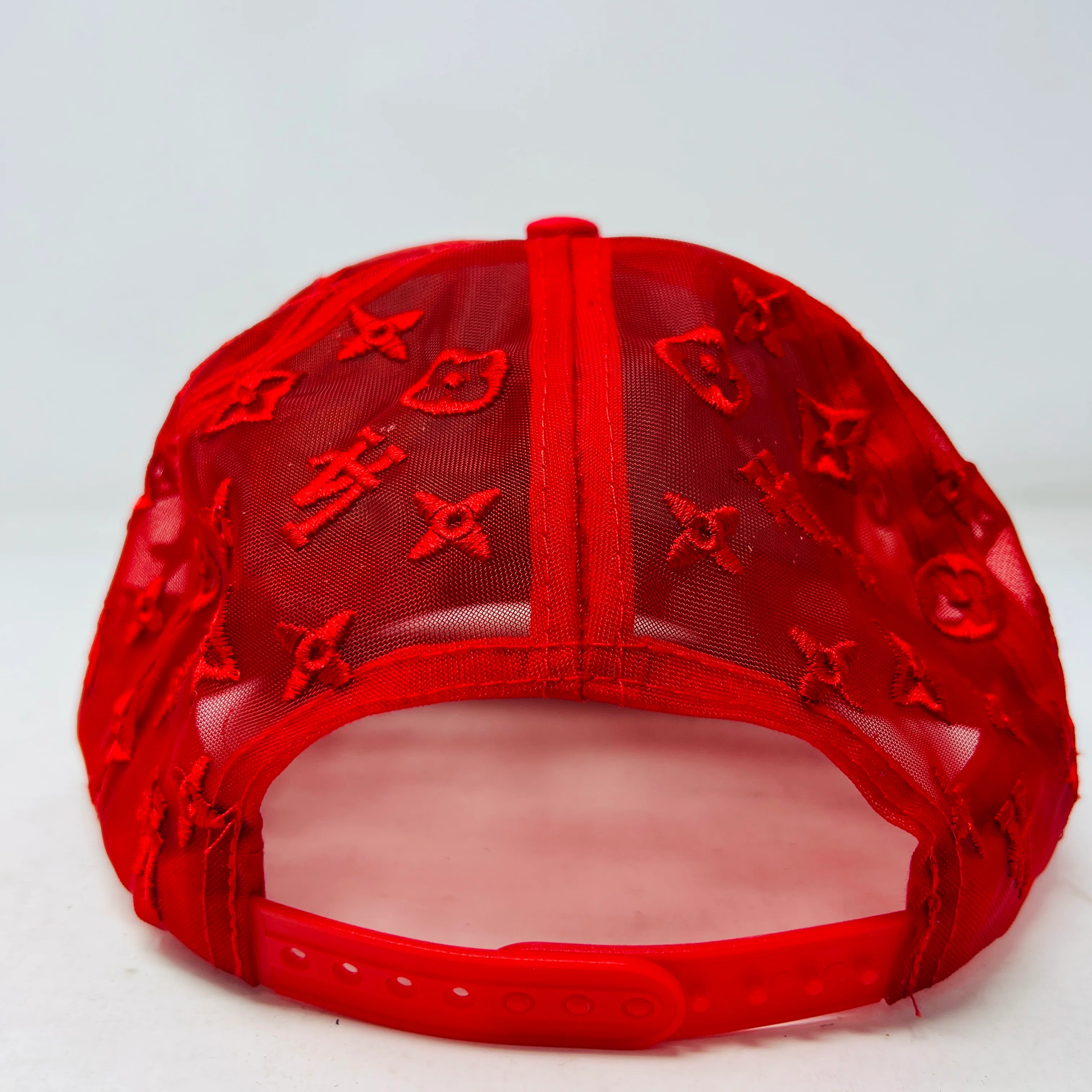 KTH Monogram Snapback Red - Image 2