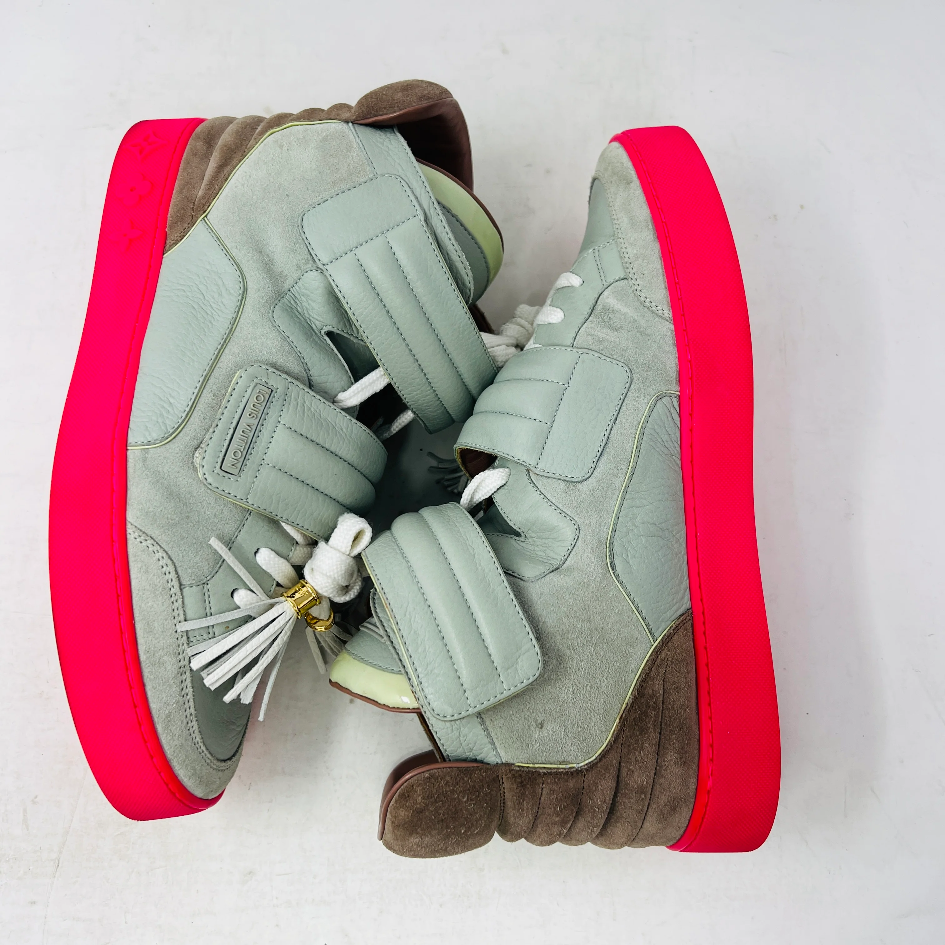 Louis Vuitton Jaspers Kanye Patchwork Zen Grey Pink - Image 3