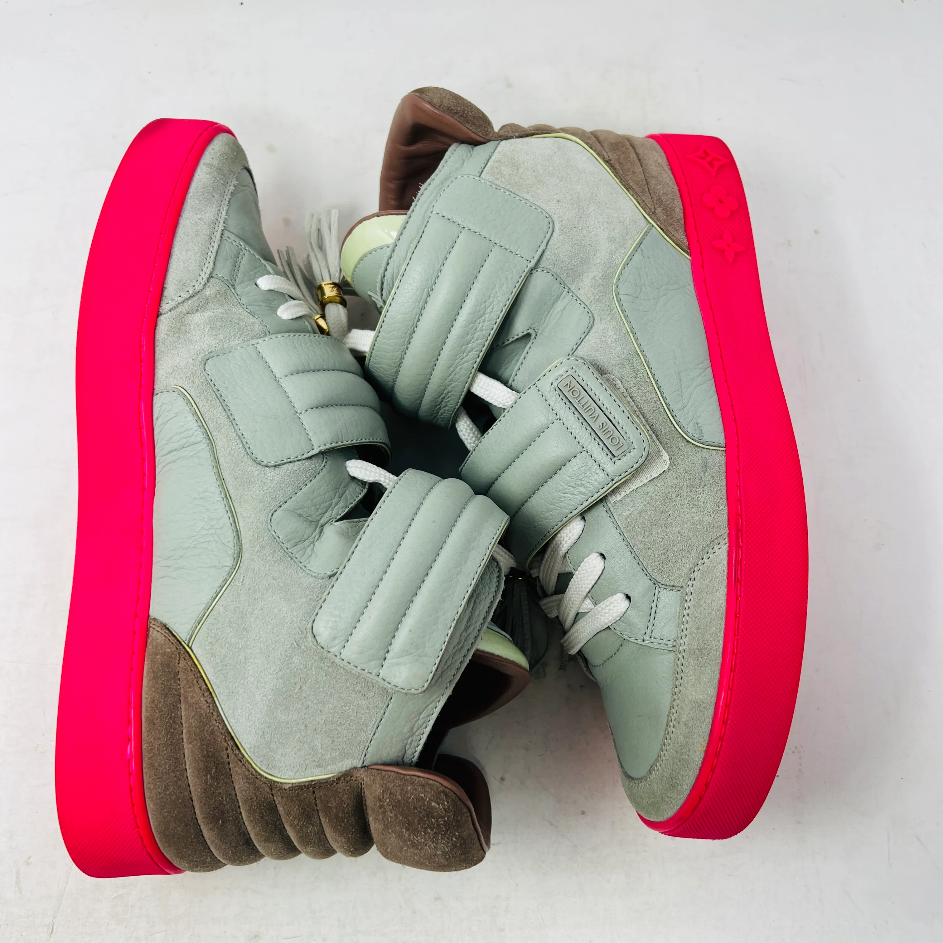 Louis Vuitton Jaspers Kanye Patchwork Zen Grey Pink - Image 4