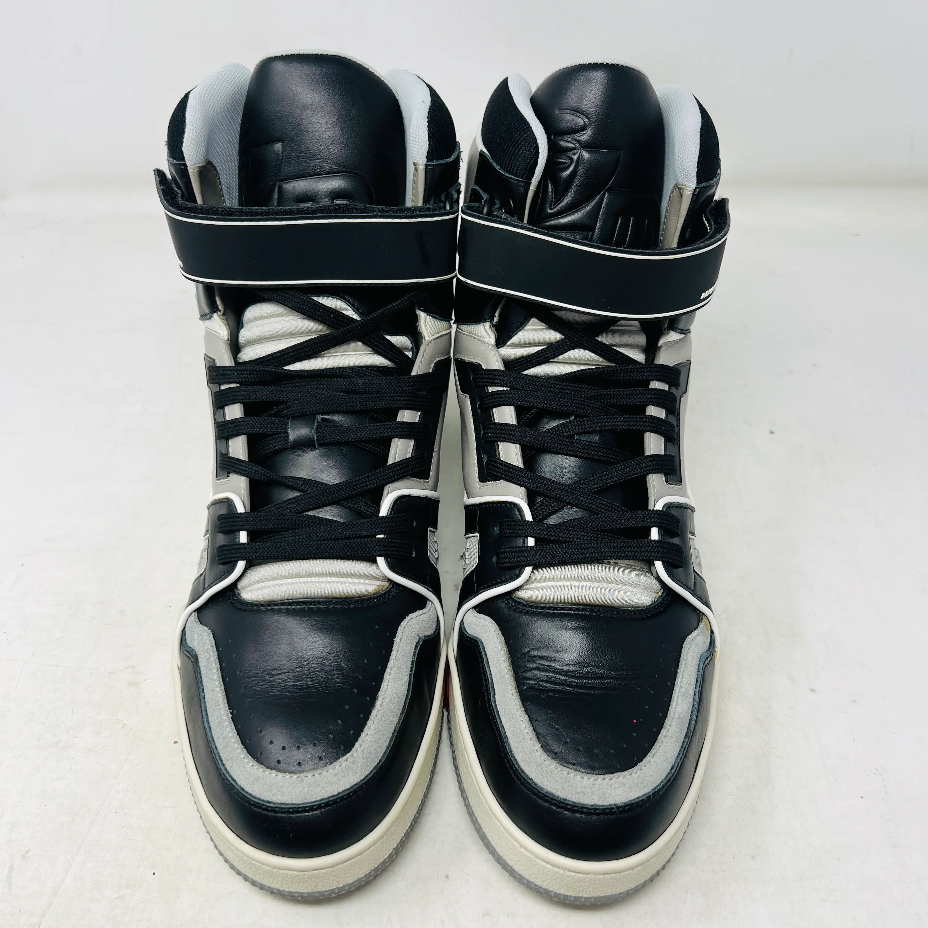 Louis Vuitton LV Trainer Sneaker Boot High Black Grey - Image 2