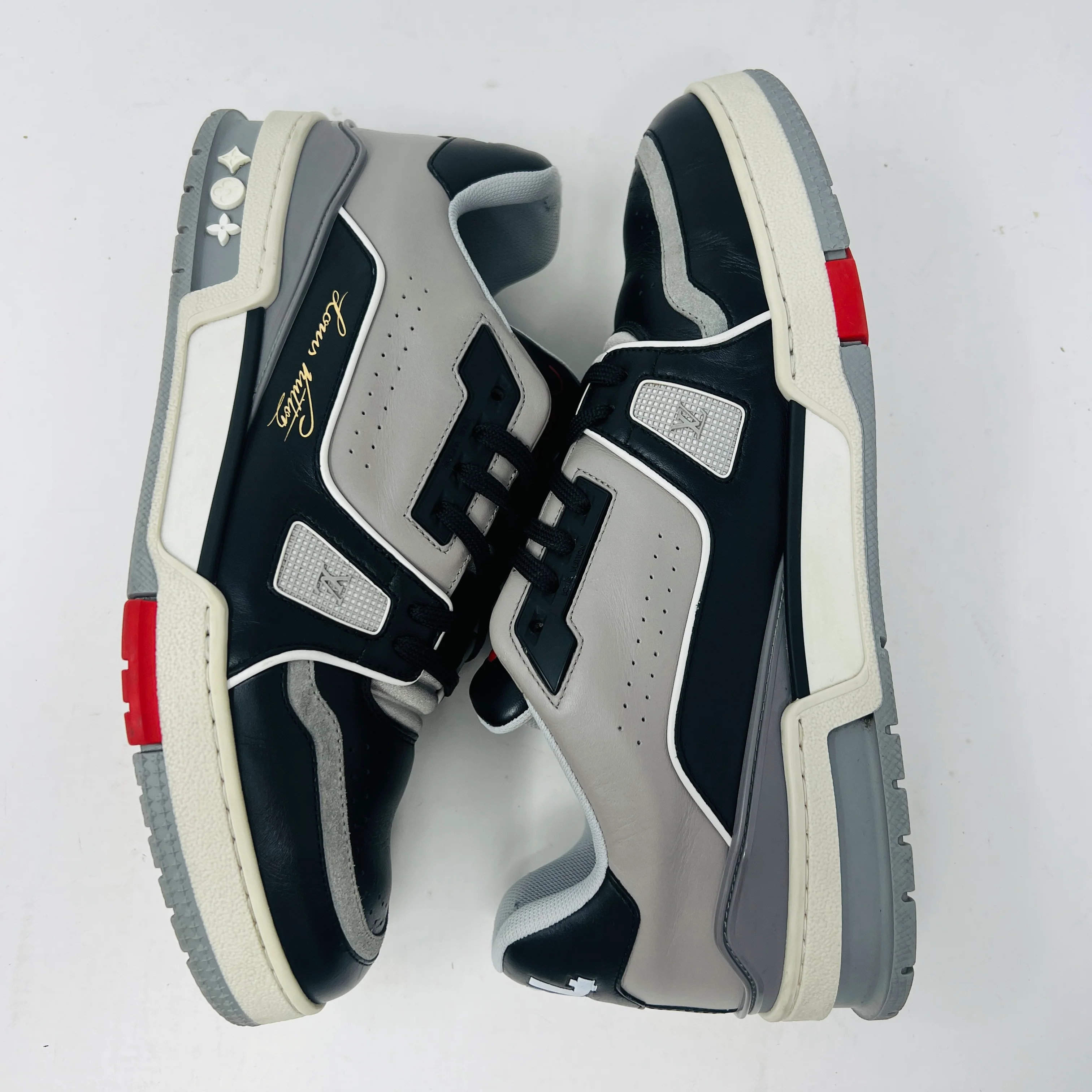 Louis Vuitton LV Trainer Sneaker Low Black Grey - Image 3