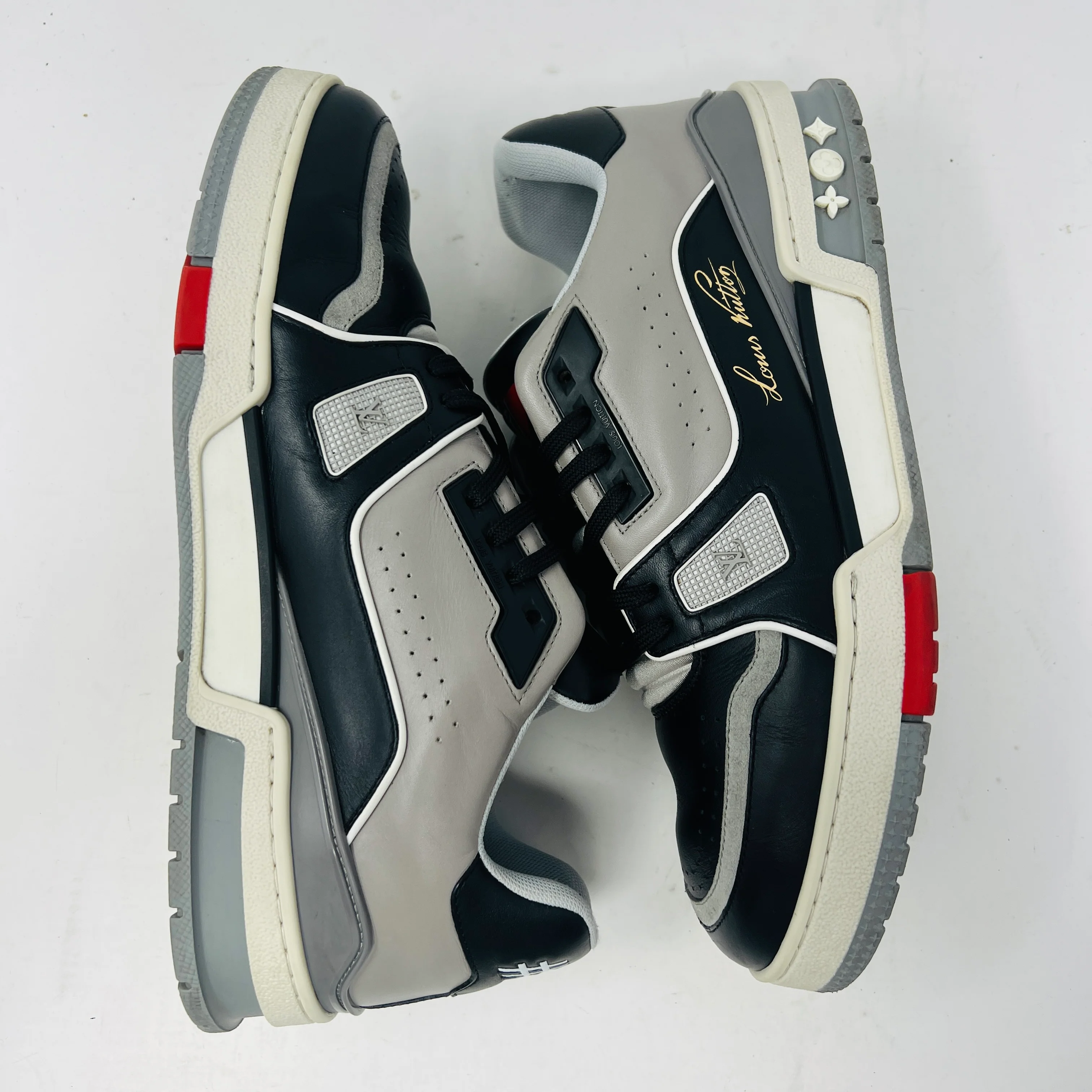 Louis Vuitton LV Trainer Sneaker Low Black Grey - Image 4