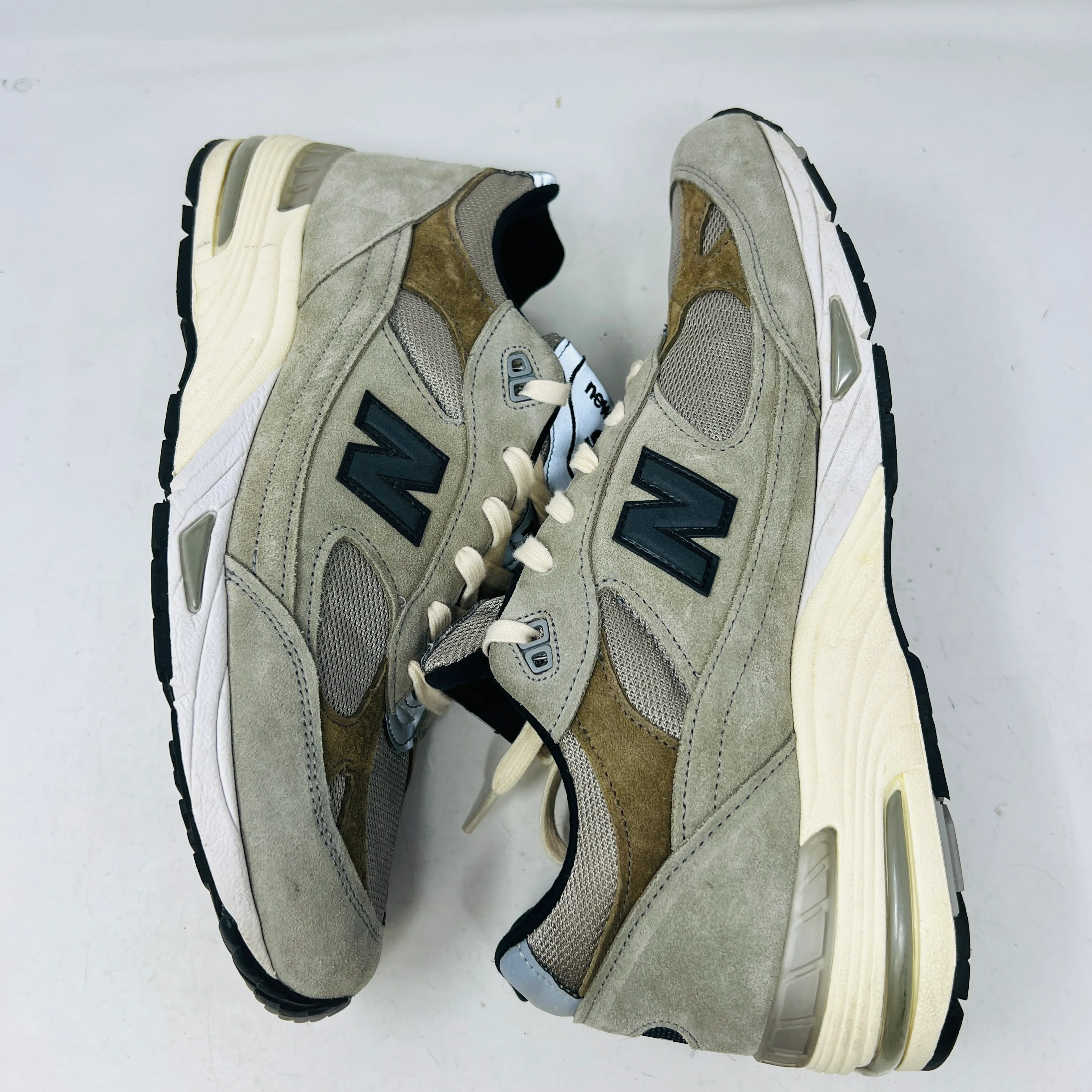 New Balance 991 MiUK JJJJound Grey Olive - Image 3