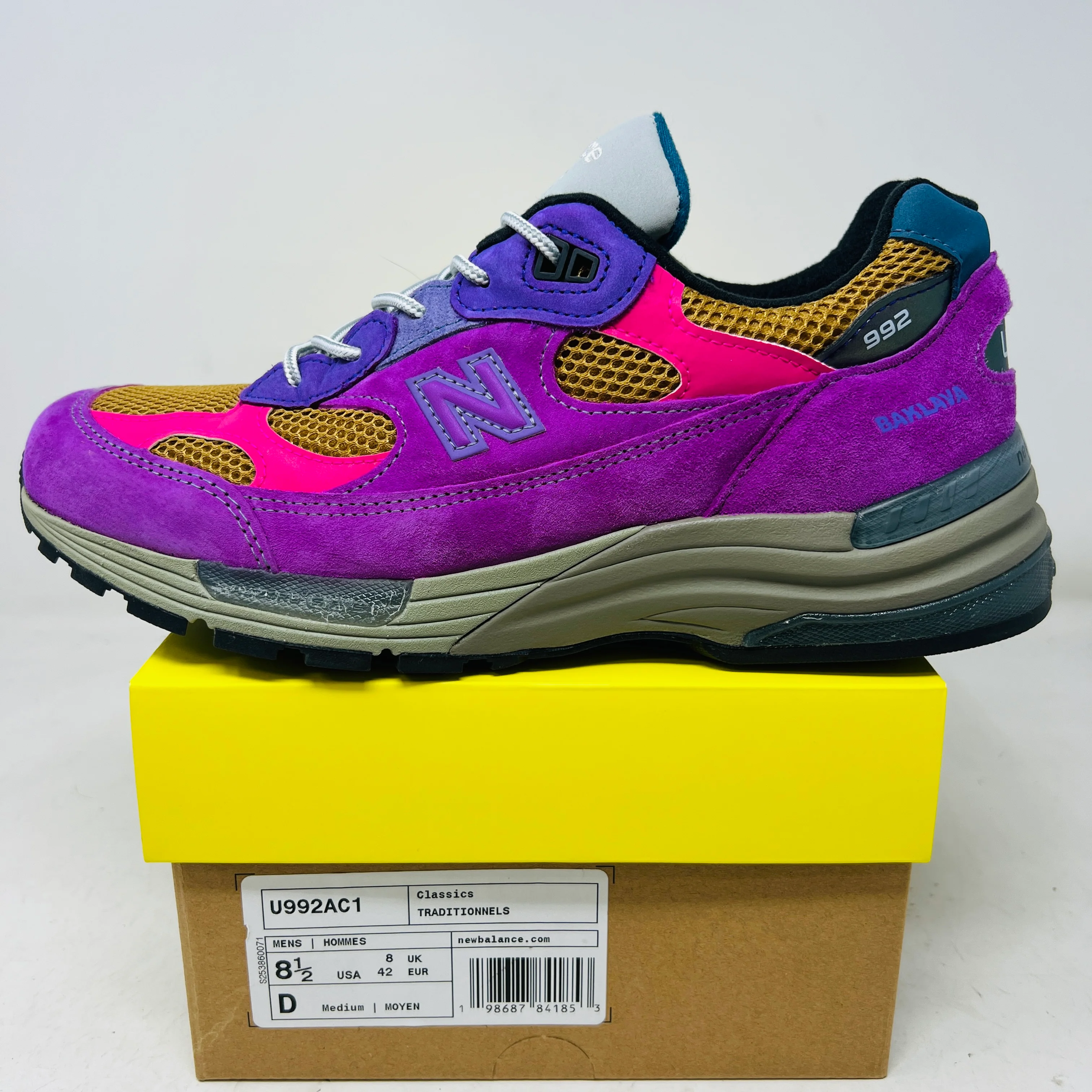 New Balance 992 MiUSA Action Bronson Digitalis Purpurea
