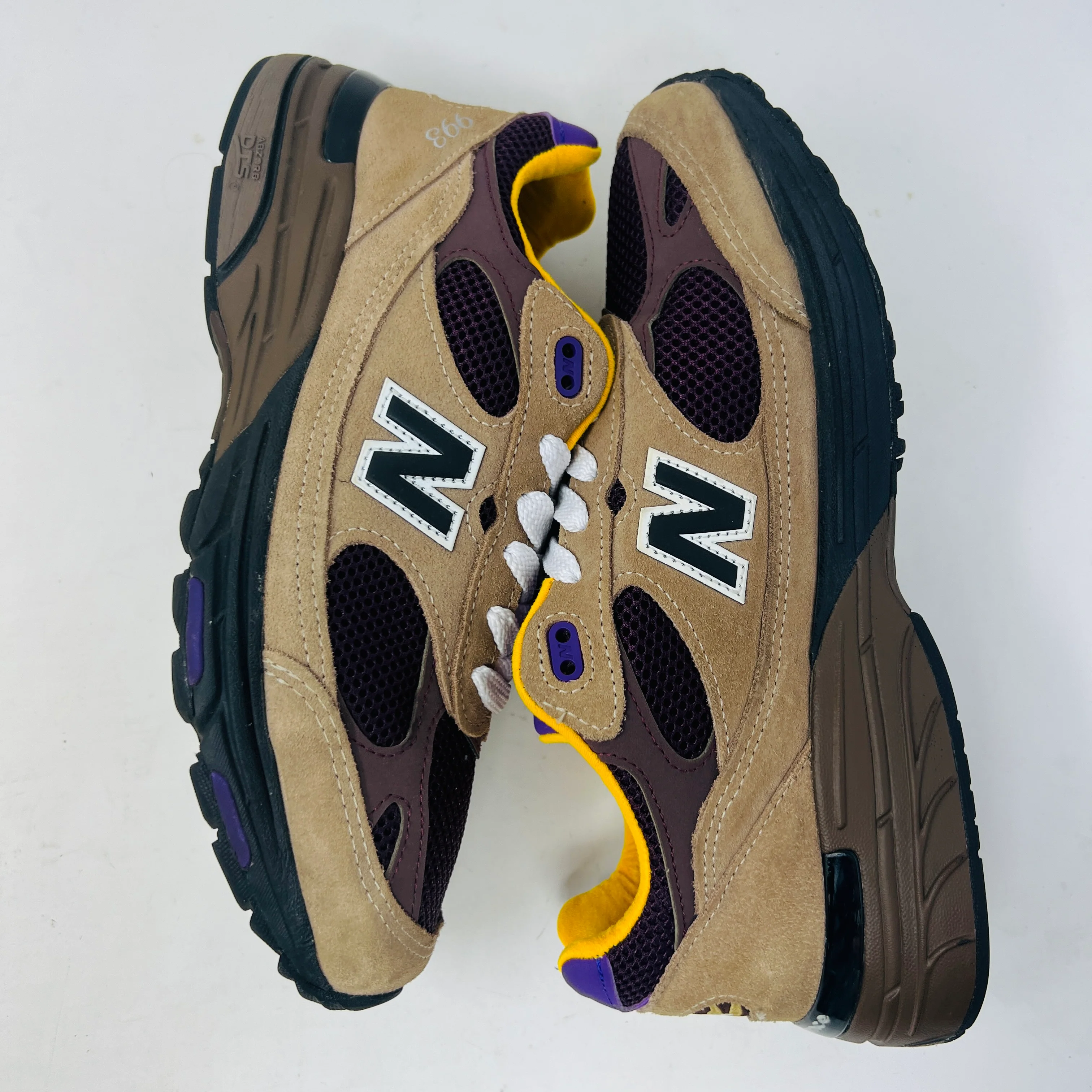 New Balance 993 MiUSA Mushroom Midnight Violet - Image 3